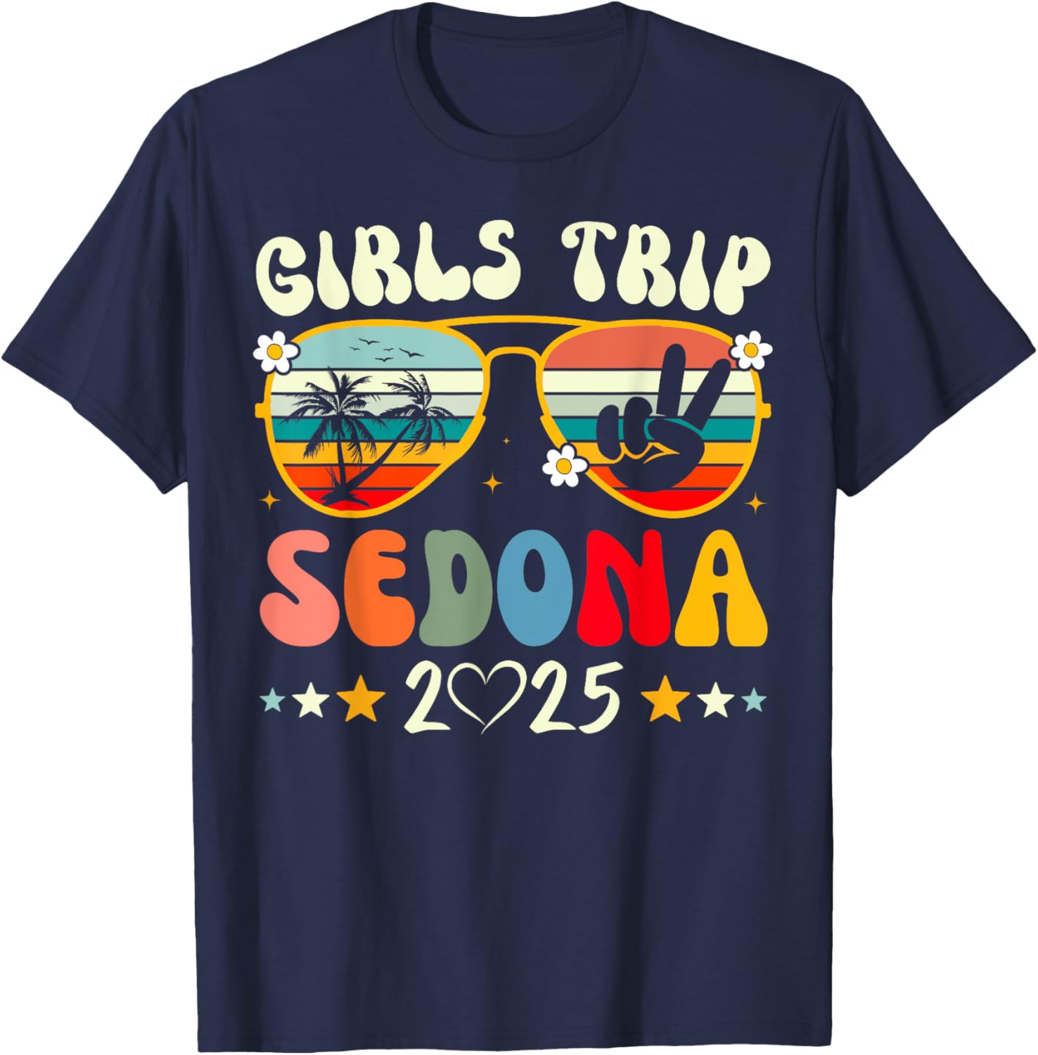 Girls Trip Sedona 2025 Summer Vacation Matching T-Shirt for Fun Times - 6
