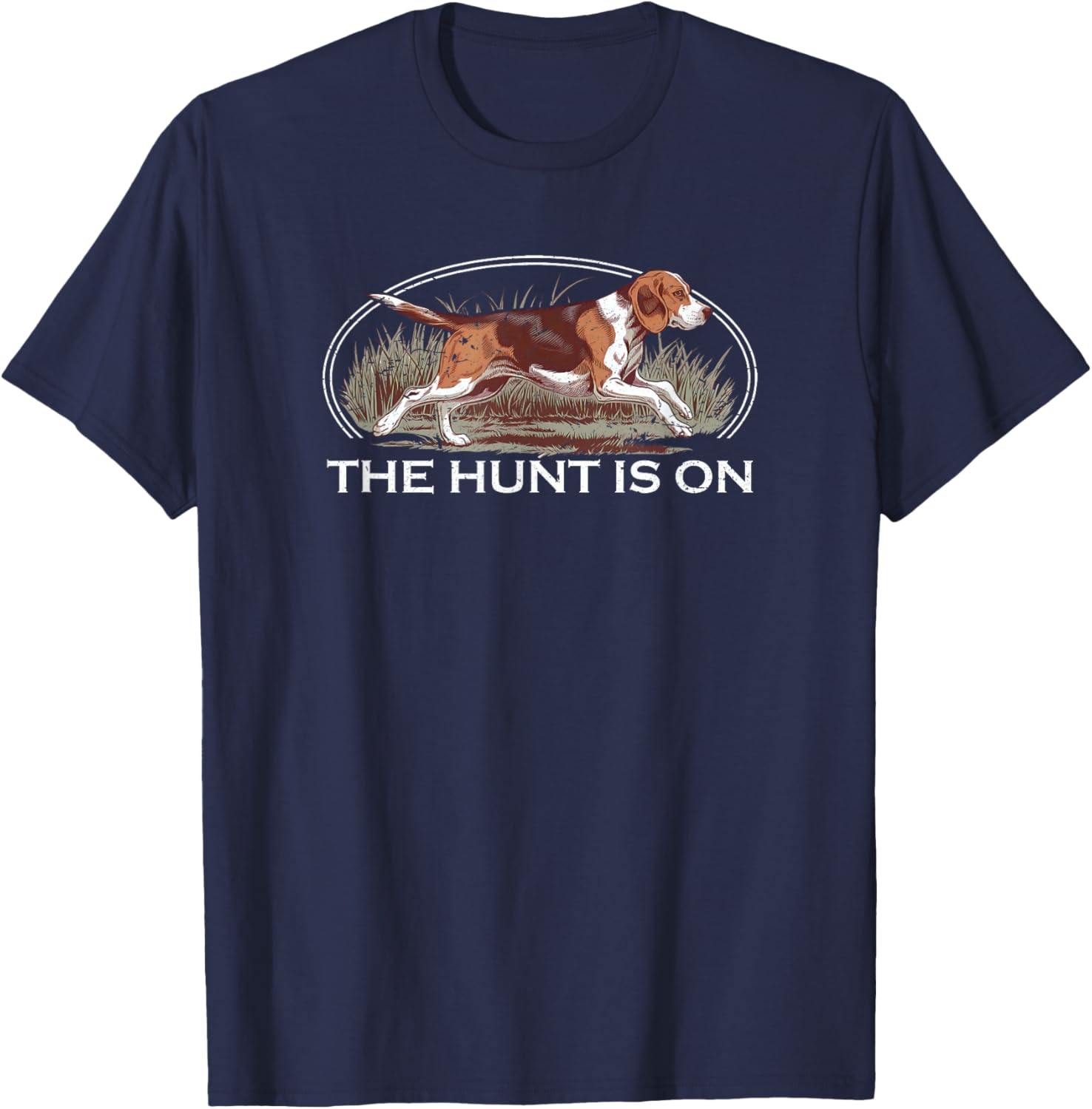 Beagle Hunting T-Shirt for Men and Women - Fun Deer and Rabbit Design - 7