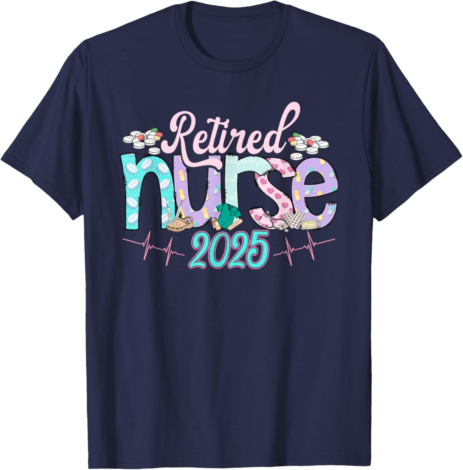 Tie Dye Retired Nurse T-Shirt 2025 Perfect Gift for Nurses - 3