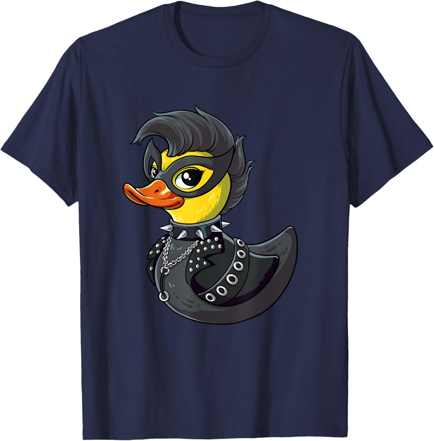 Punk Duck Rocker T-Shirt for Music Lovers - Cool Graphic Tee - 5