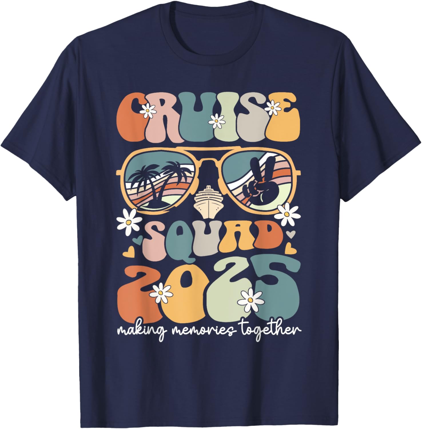 Cruise Squad 2025 Family Matching Summer Vacation T-Shirts for Fun Adventures - 10