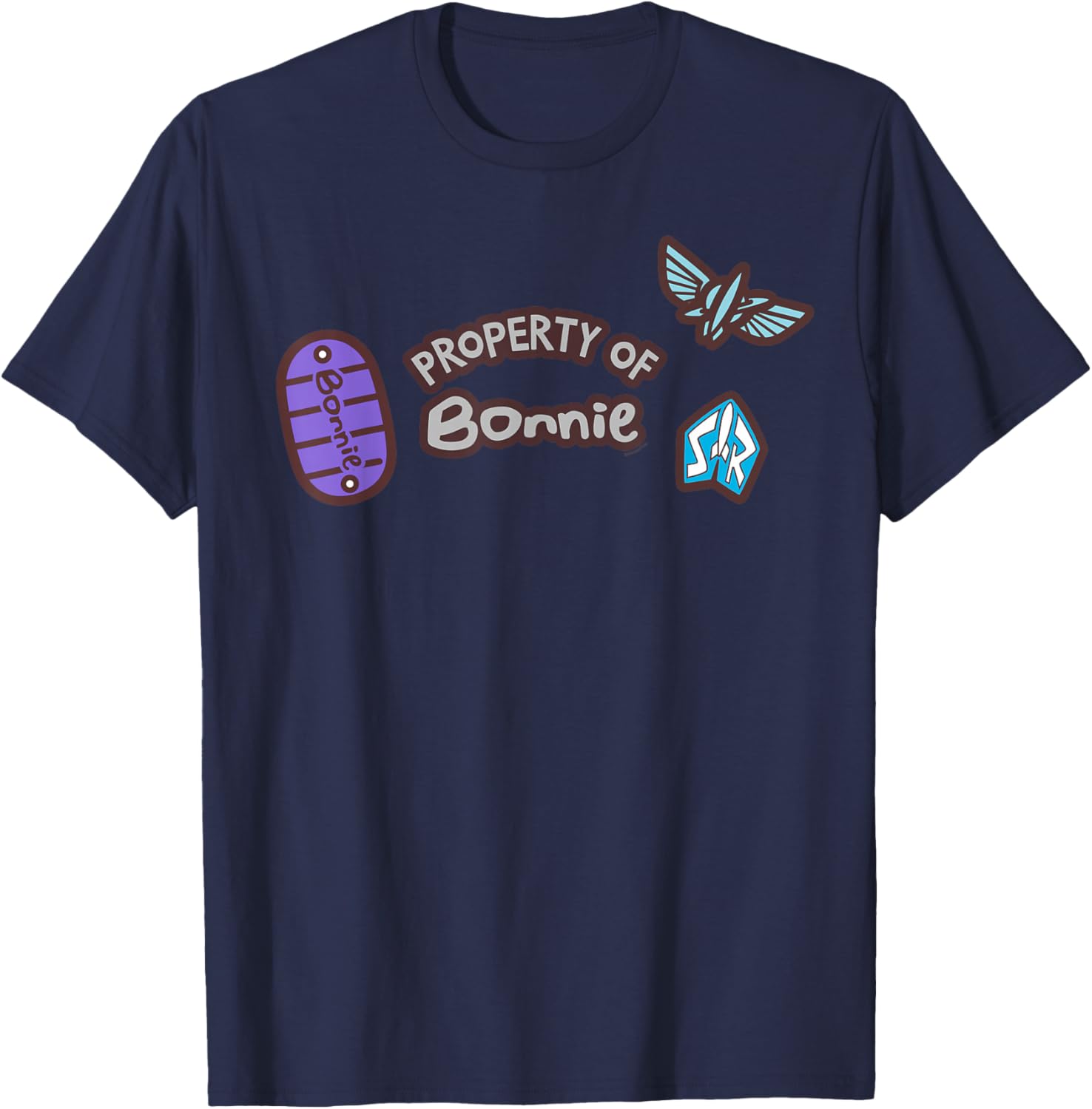 Toy Story Buzz Property of Bonnie T-Shirt for Kids and Adults - 1