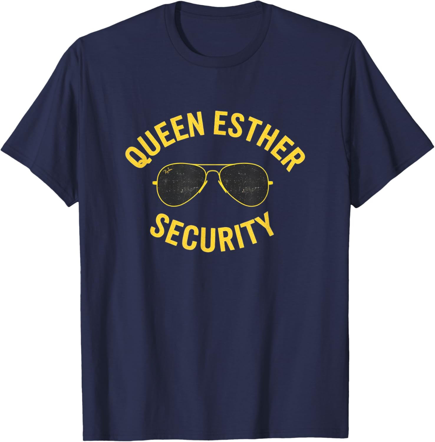 Funny Queen Esther Security T-Shirt for Purim Parties and Celebrations - 4