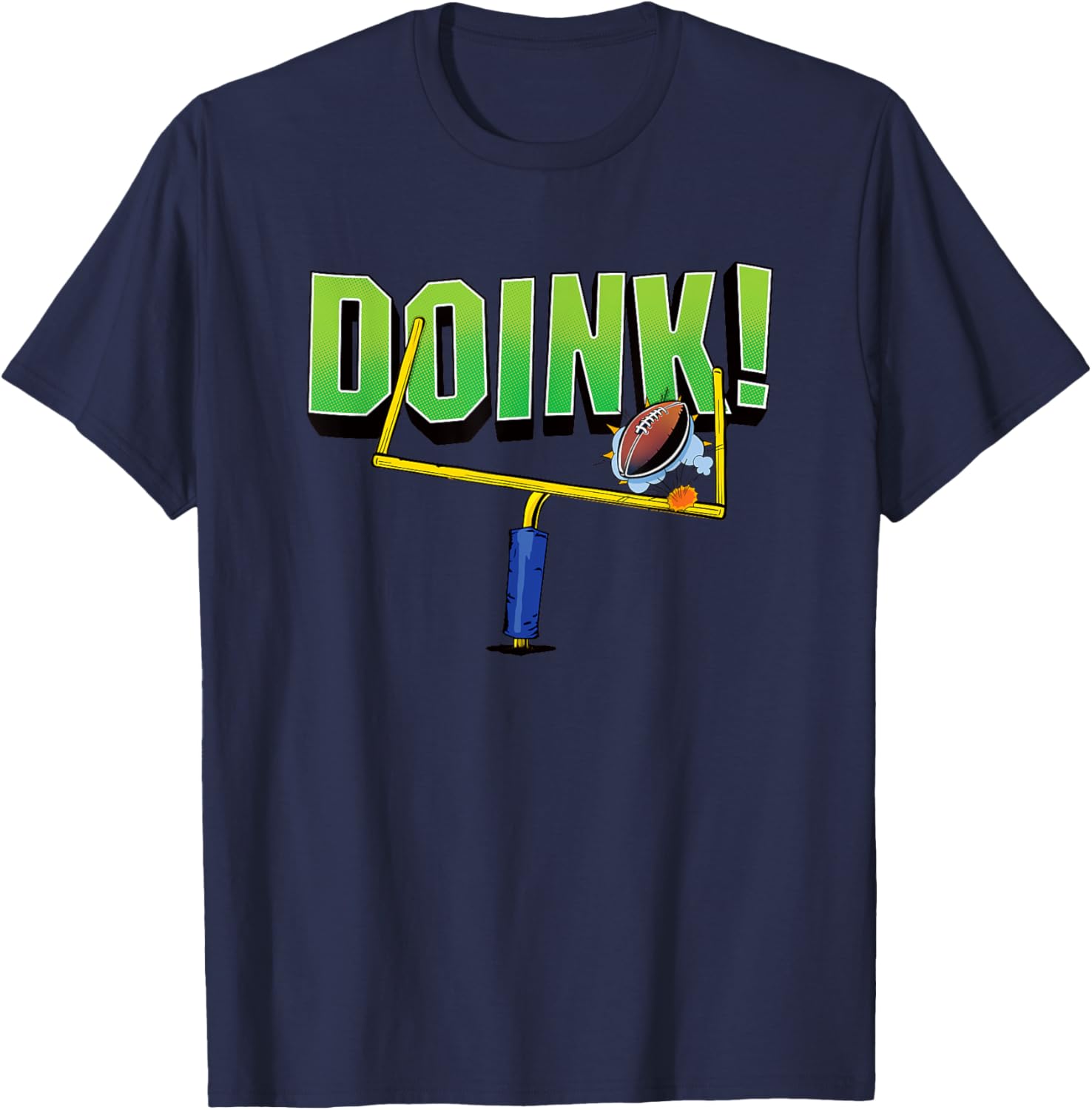 Funny Football Kicker T-Shirt for Fans Who Missed the Field Goal Posts - 21