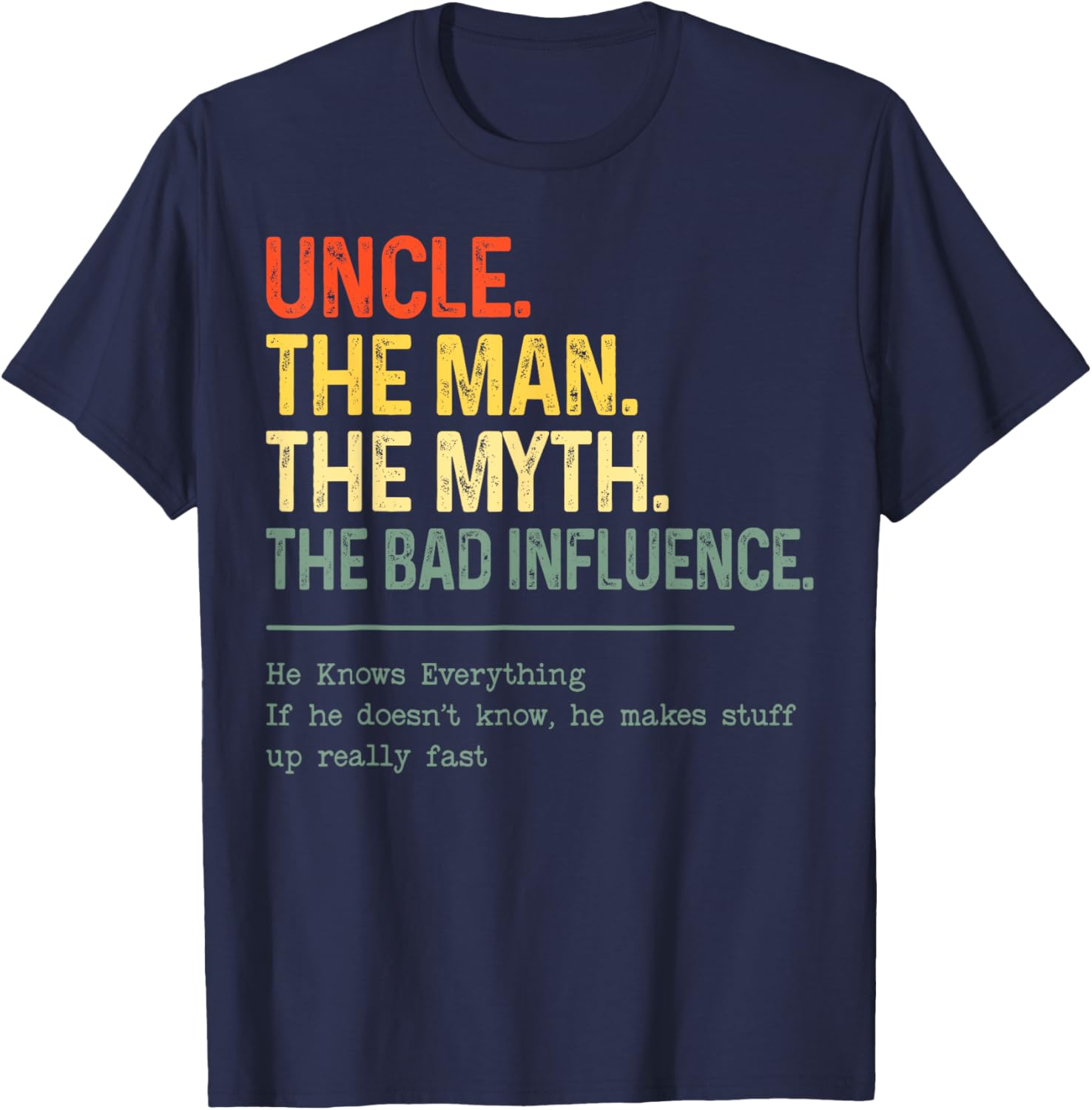 Vintage Cool Uncles Club Funny T-Shirt for Men and Boys, Perfect Gift! - 8
