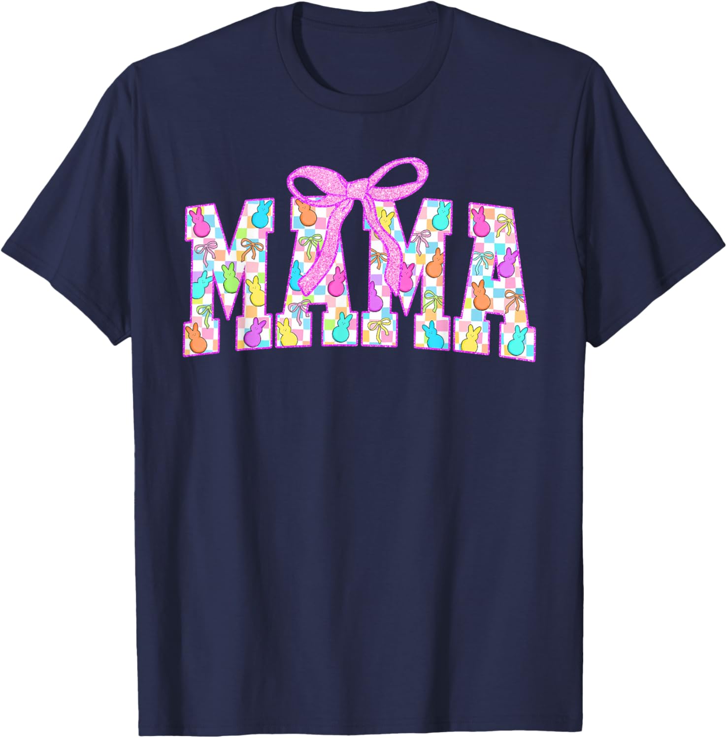 Mama Coquette Happy Easter Bunny T-Shirt for Spring Egg Hunts - 19