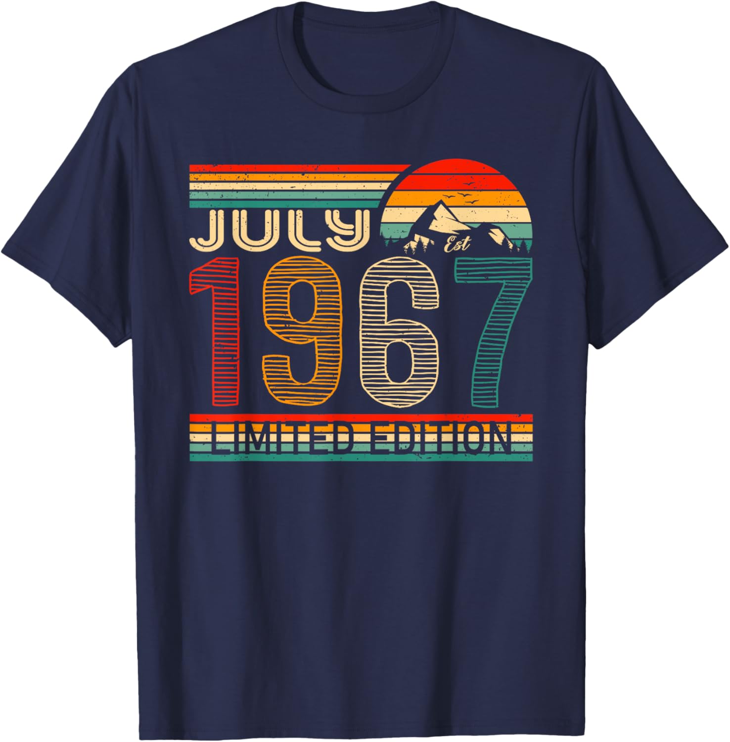 Vintage July 1967 Classic Birthday T-Shirt for Unique Celebrations - 15