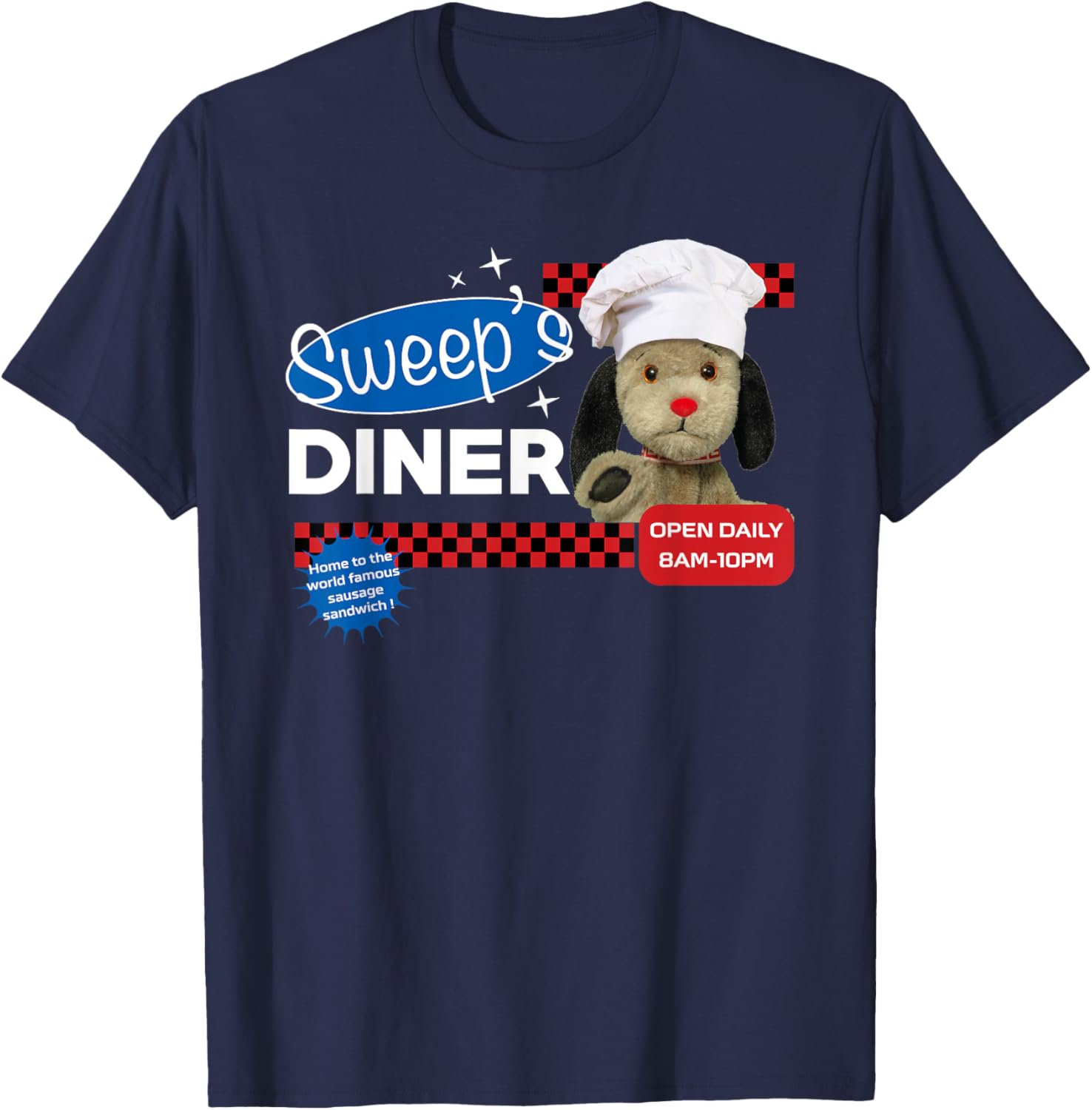 Sooty Sweeps Diner Open Daily T-Shirt for Foodies and Casual Wear - 9