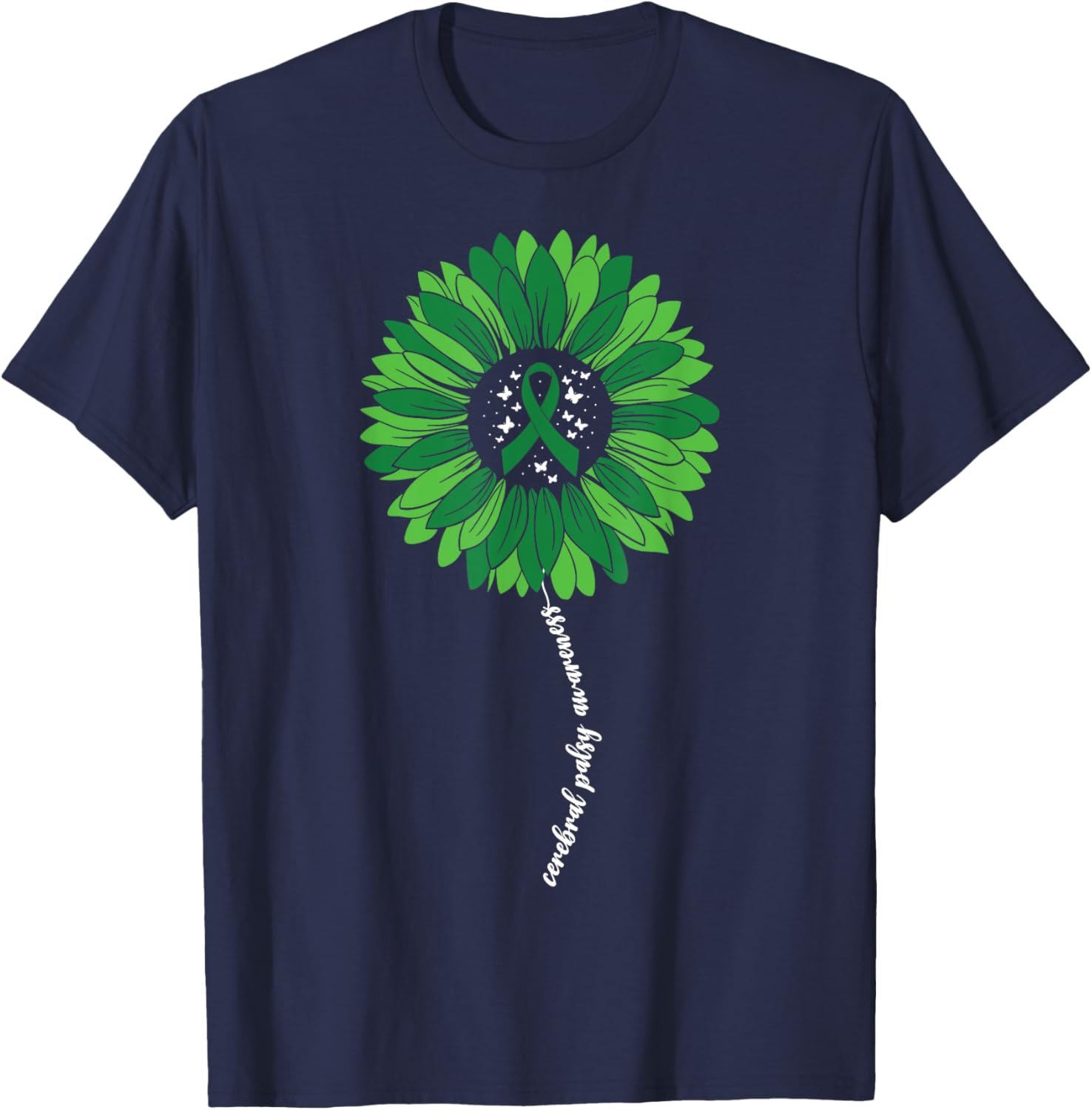 Sunflower Warrior T-Shirt for Women - Cerebral Palsy Awareness Apparel - 16