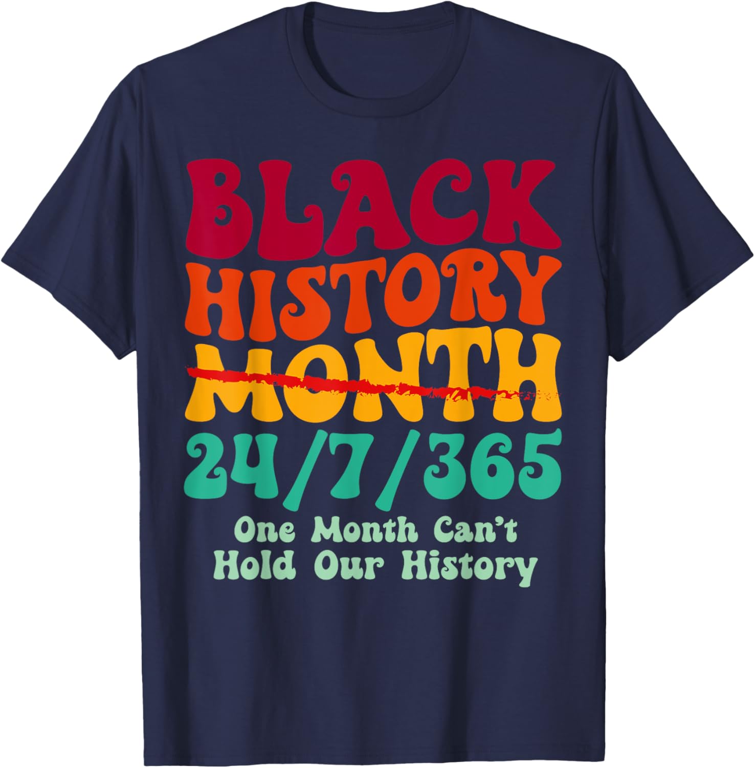 Groovy Black History Month Melanin Afro T-Shirt for Men and Women - 12