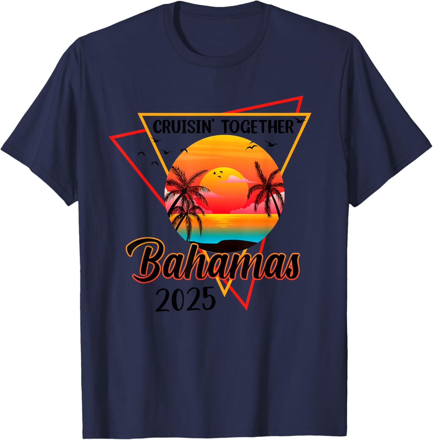 Cruisin Together Bahamas 2025 Family Vacation T-Shirt for Fun Memories - 10