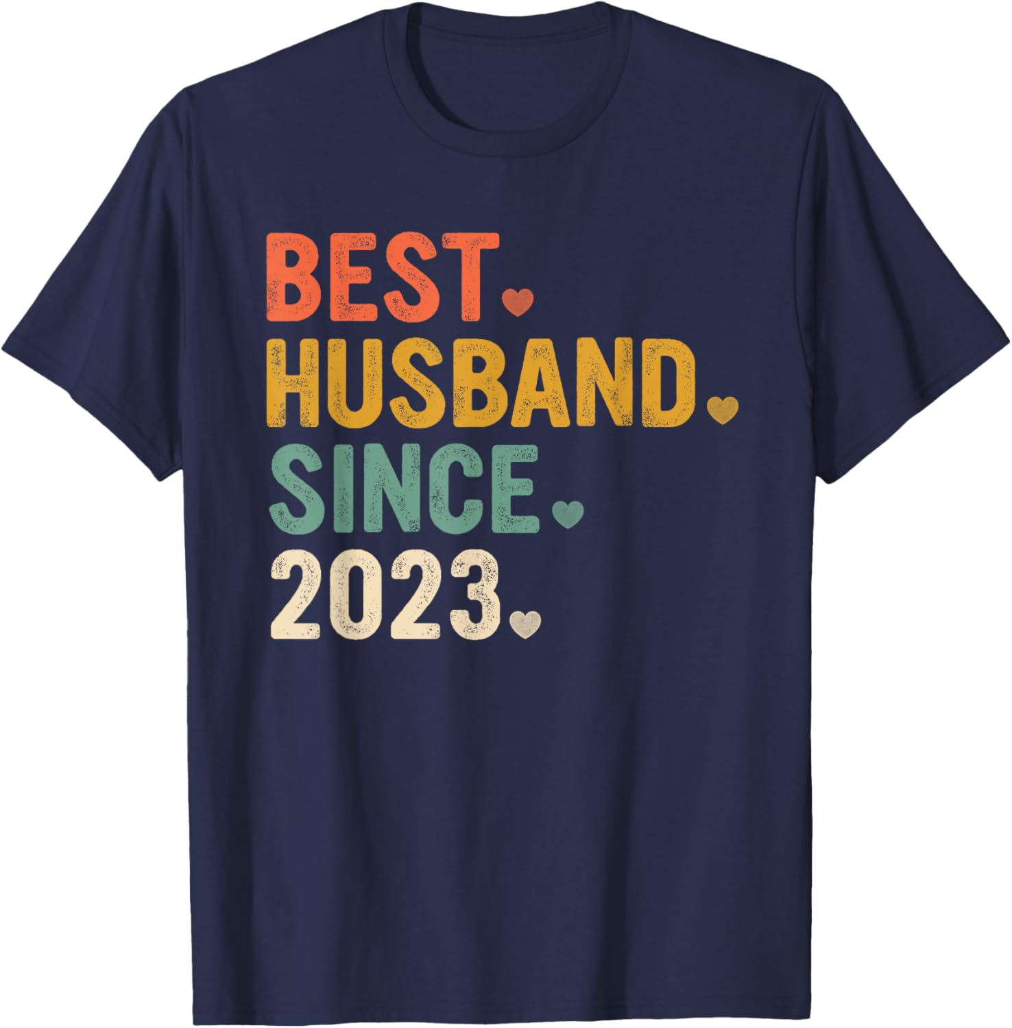 Best Husband Since 2023 2 Year Anniversary T-Shirt Gift for Him - 10
