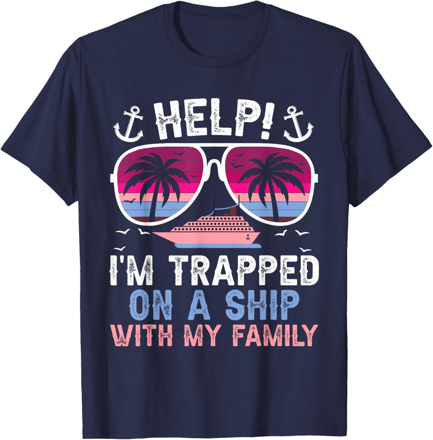 Family Matching Trip T-Shirt for Cruise Adventures - Fun Design! - 1