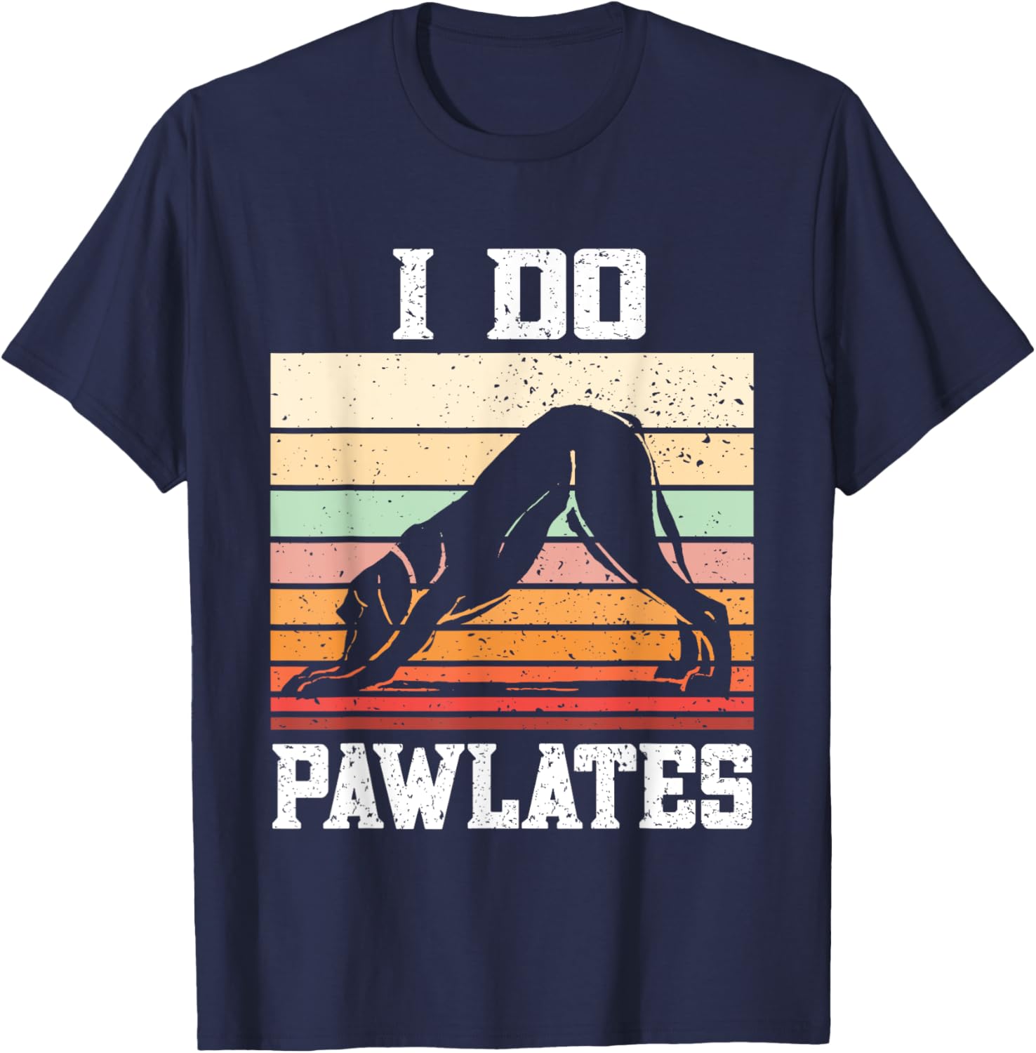 Pawlates Dog Pilates Workout T-Shirt for Men and Women - Fun Exercise Gear - 2