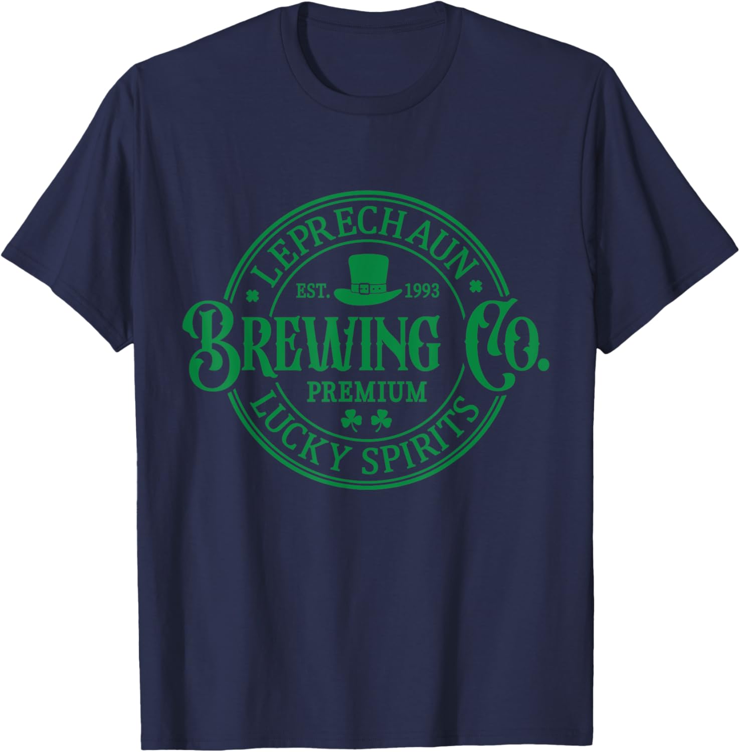 Leprechaun Brewing Co St. Patrick's Day T-Shirt for Festive Fun - 28