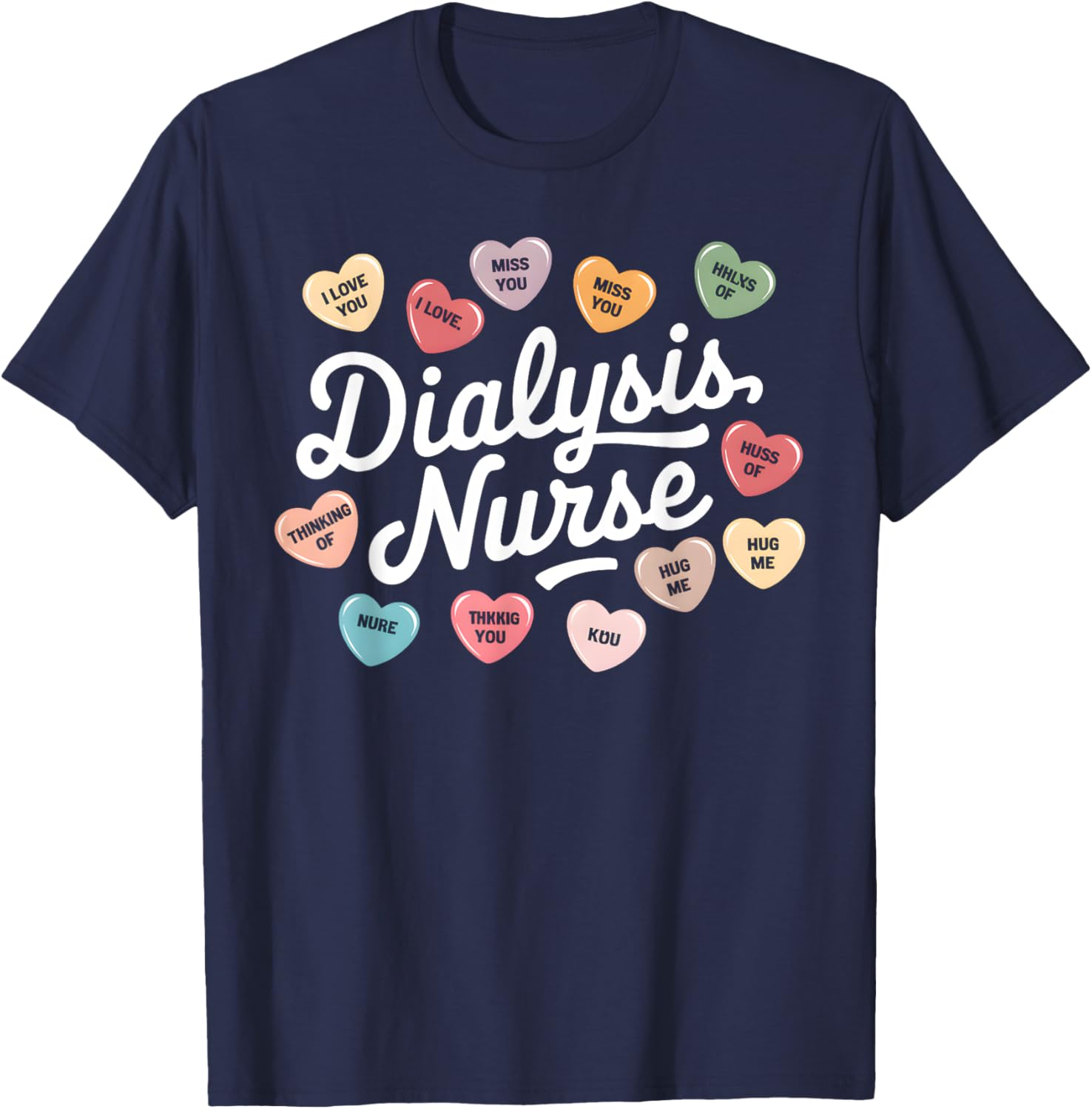 Valentine's Day Dialysis Nurse T-Shirt for Nephrology Technicians - 15