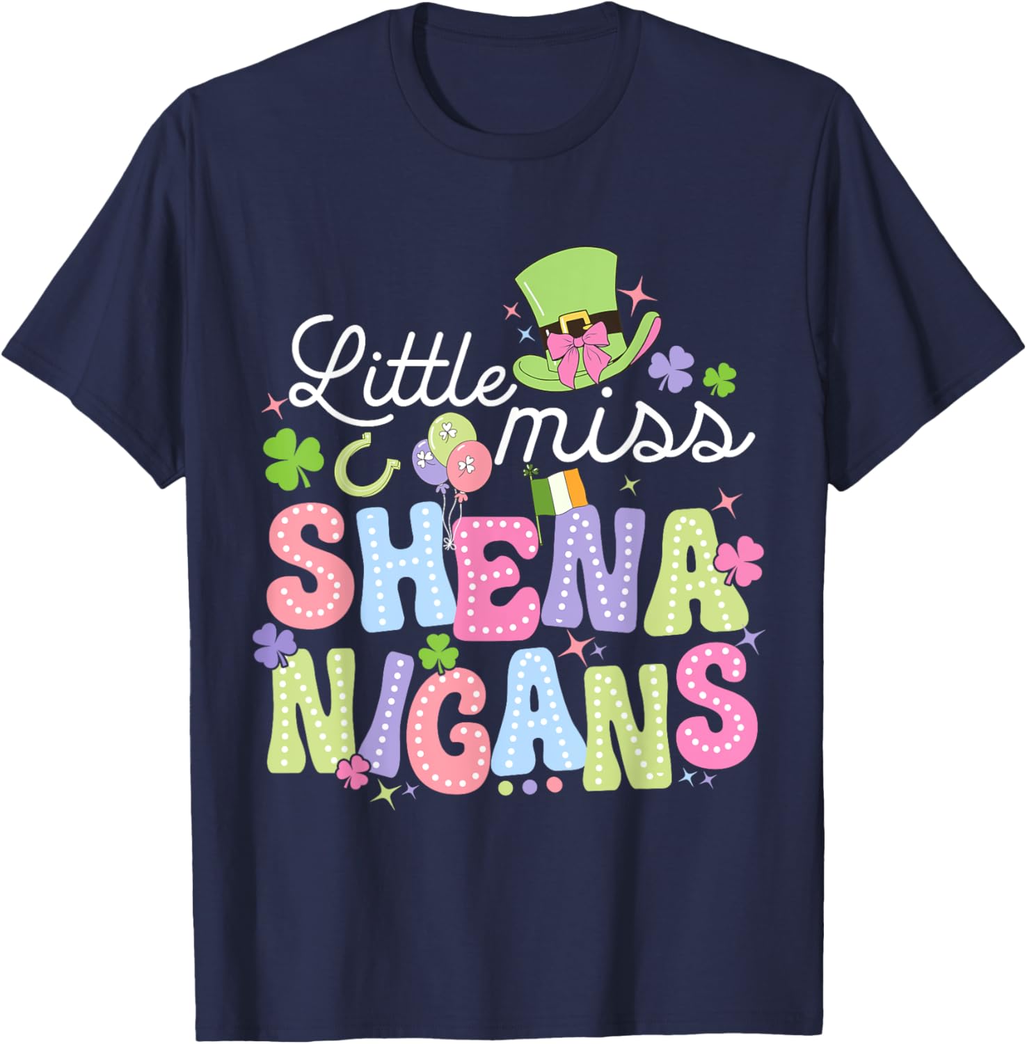 Little Miss Shenanigans St Patricks Day Toddler Irish T-Shirt for Girls - 2