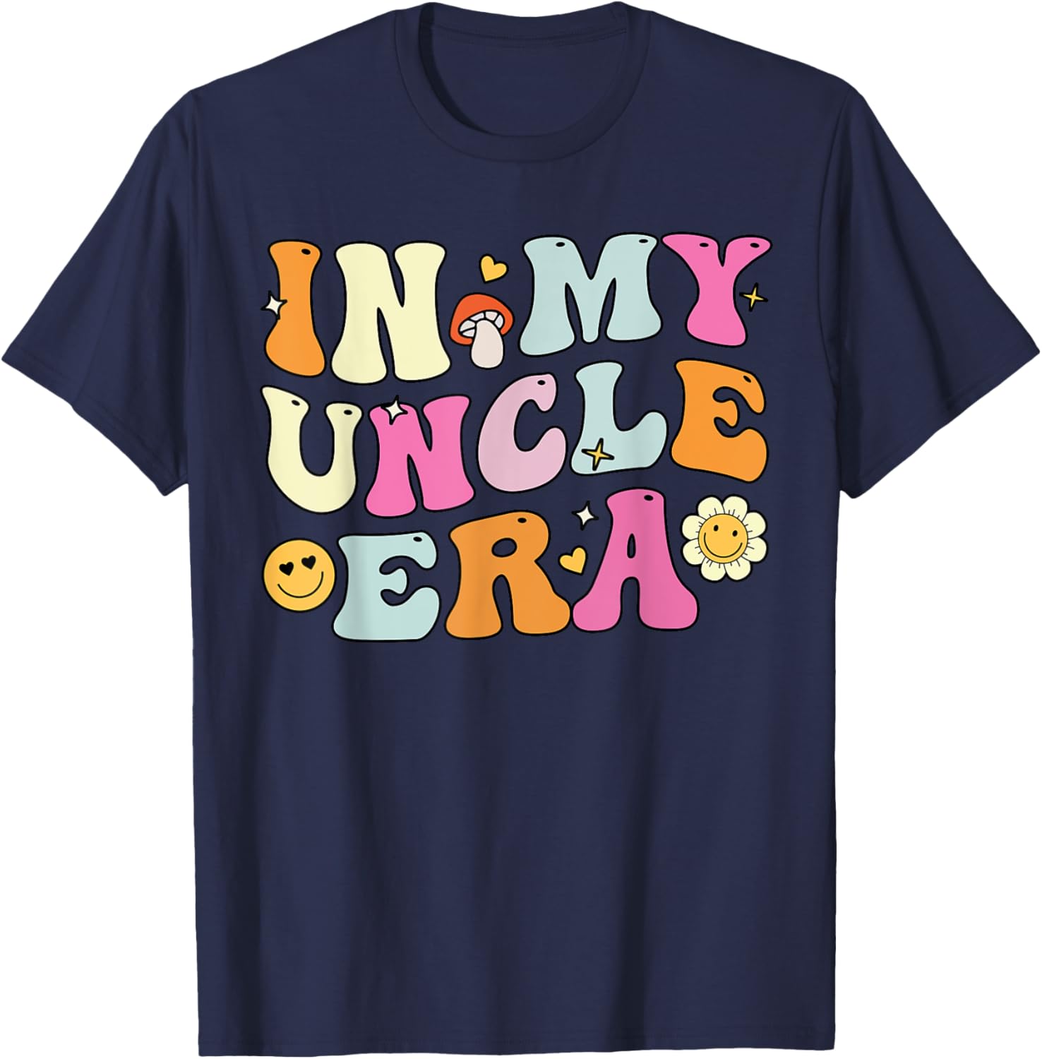 Groovy In My Uncle Era T-Shirt Perfect for Father's Day Fun - 10