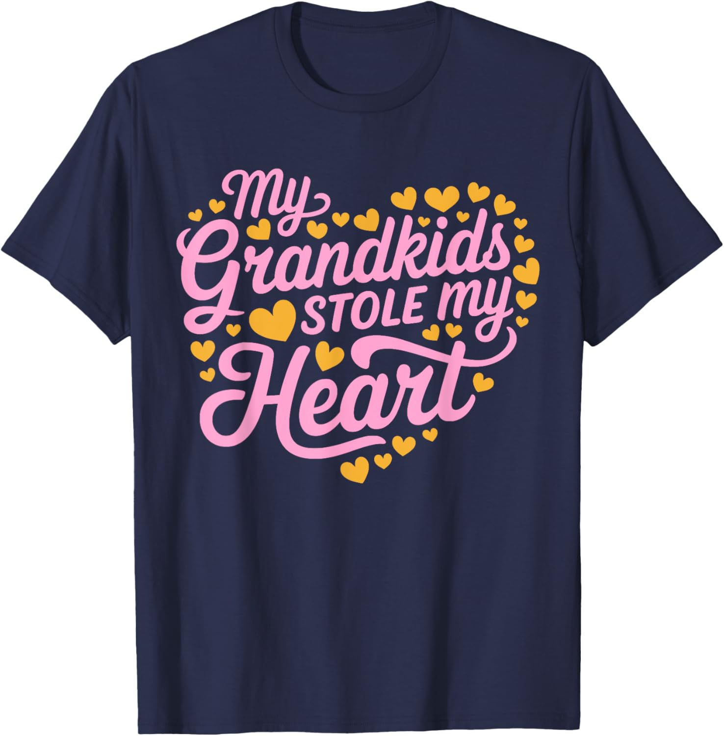 My Grandkids Stole My Heart T-Shirt for Grandma and Nana Lovers - 7
