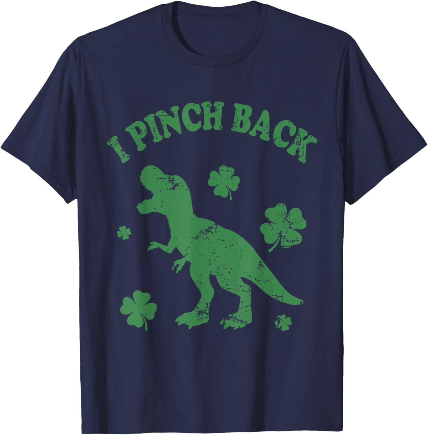 Funny T-Rex Punch Back St Patrick's Day T-Shirt for Fun Celebrations - 6
