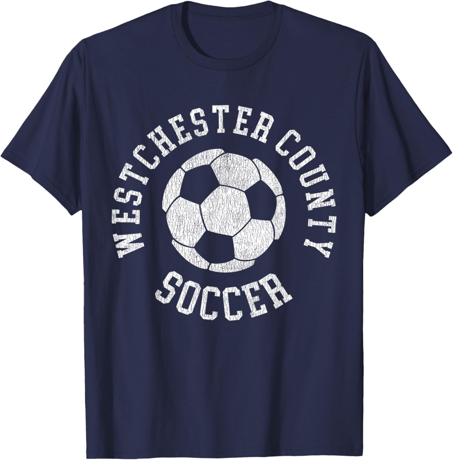 Westchester County Retro Distressed 90's Vintage Soccer T-Shirt - 25