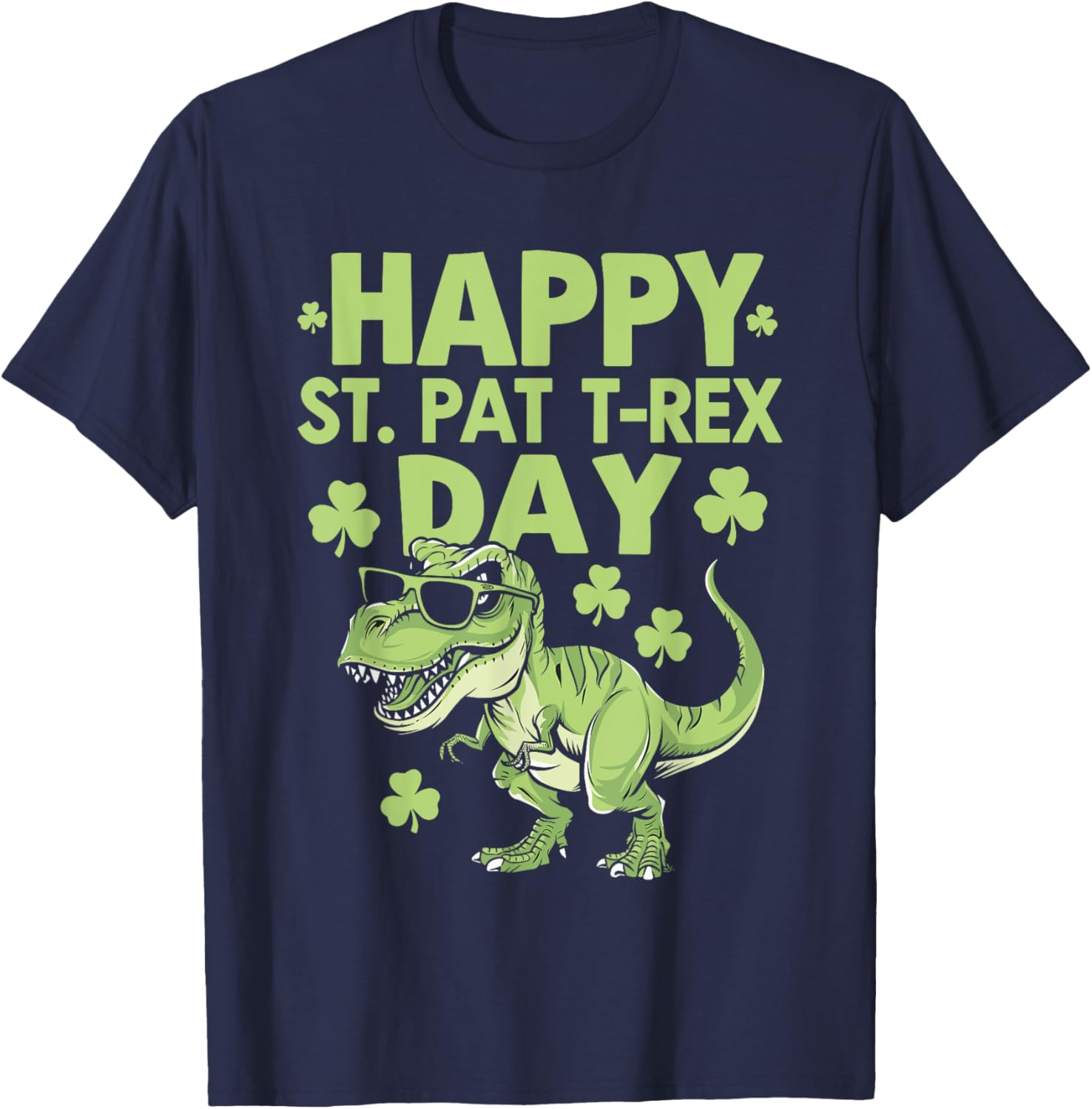 Happy St Pat Trex Day Dino T-Shirt for Toddlers - Perfect for Kids! - 6