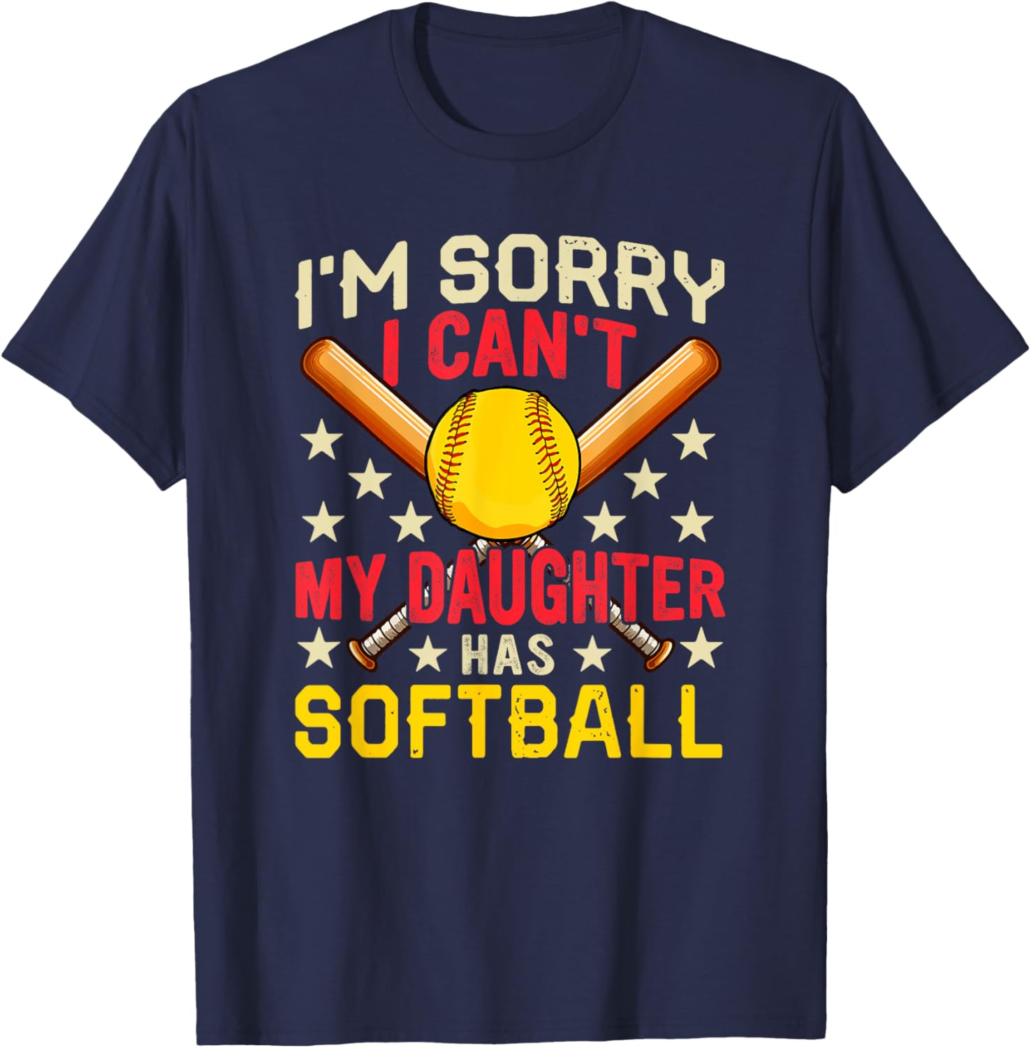 Funny Softball Player Costume Family T-Shirt for Daughters and Fans - 22