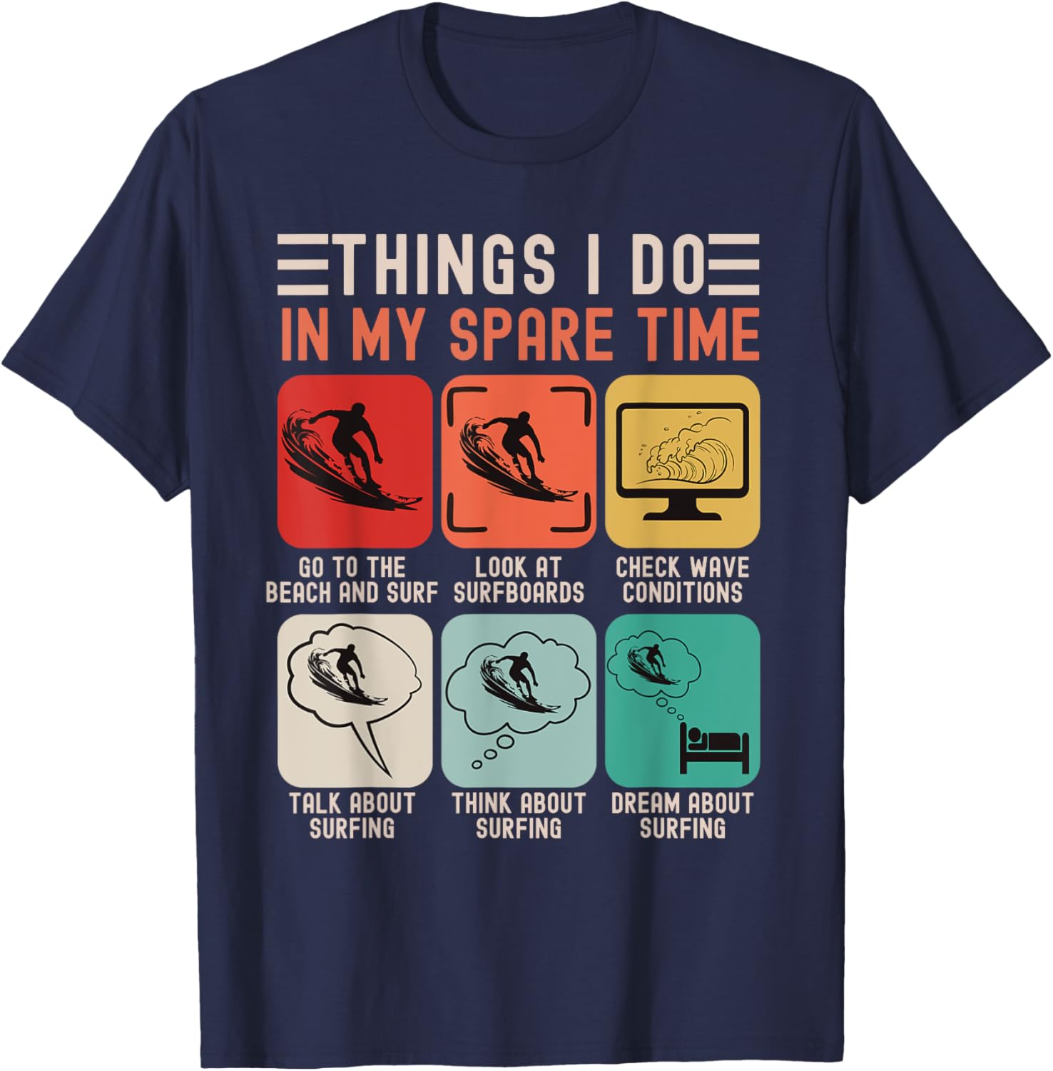 Funny Beach Days and Surfing T-Shirt for Relaxed Summer Vibes - 3