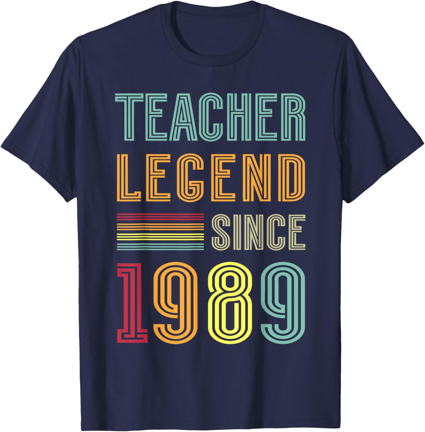 Teaching Legend 1989 36 Years Teacher T-Shirt for 36th Birthday Celebration - 4