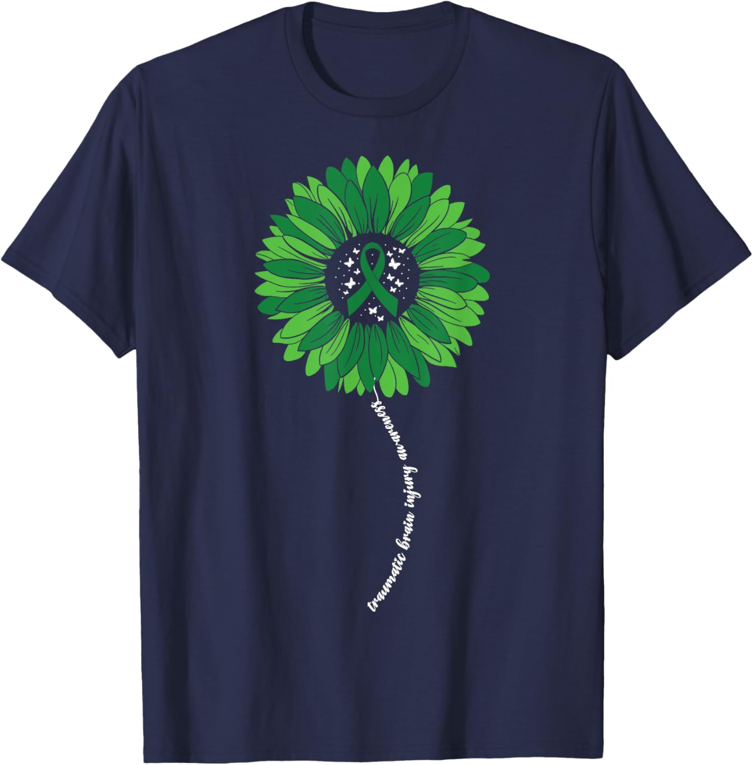 Support TBI Awareness with Sunflower Design Women's T-Shirt - 2