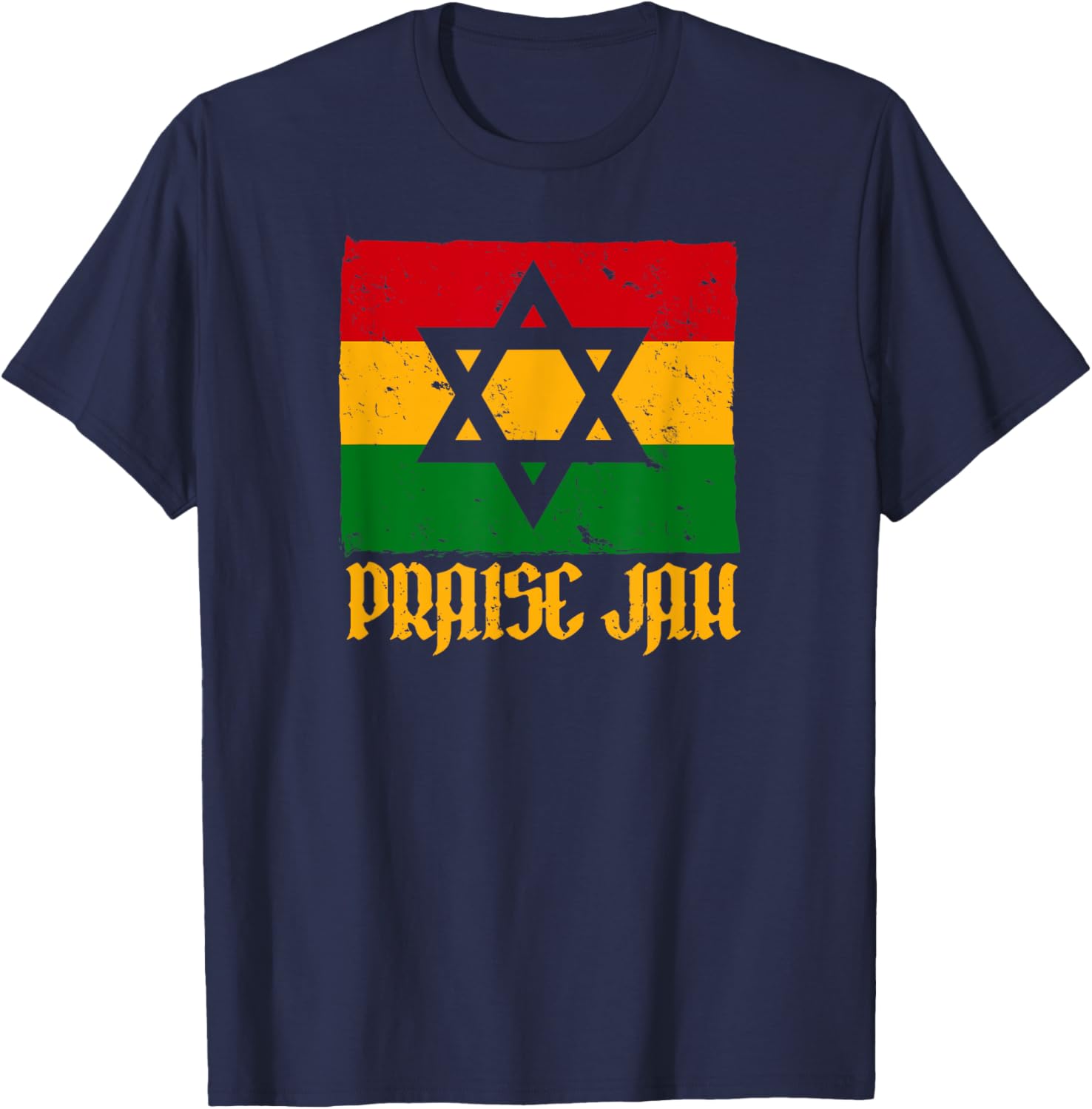PRAISE JAH Roots Reggae T-Shirt for Men and Women - Rastafarian Style - 5