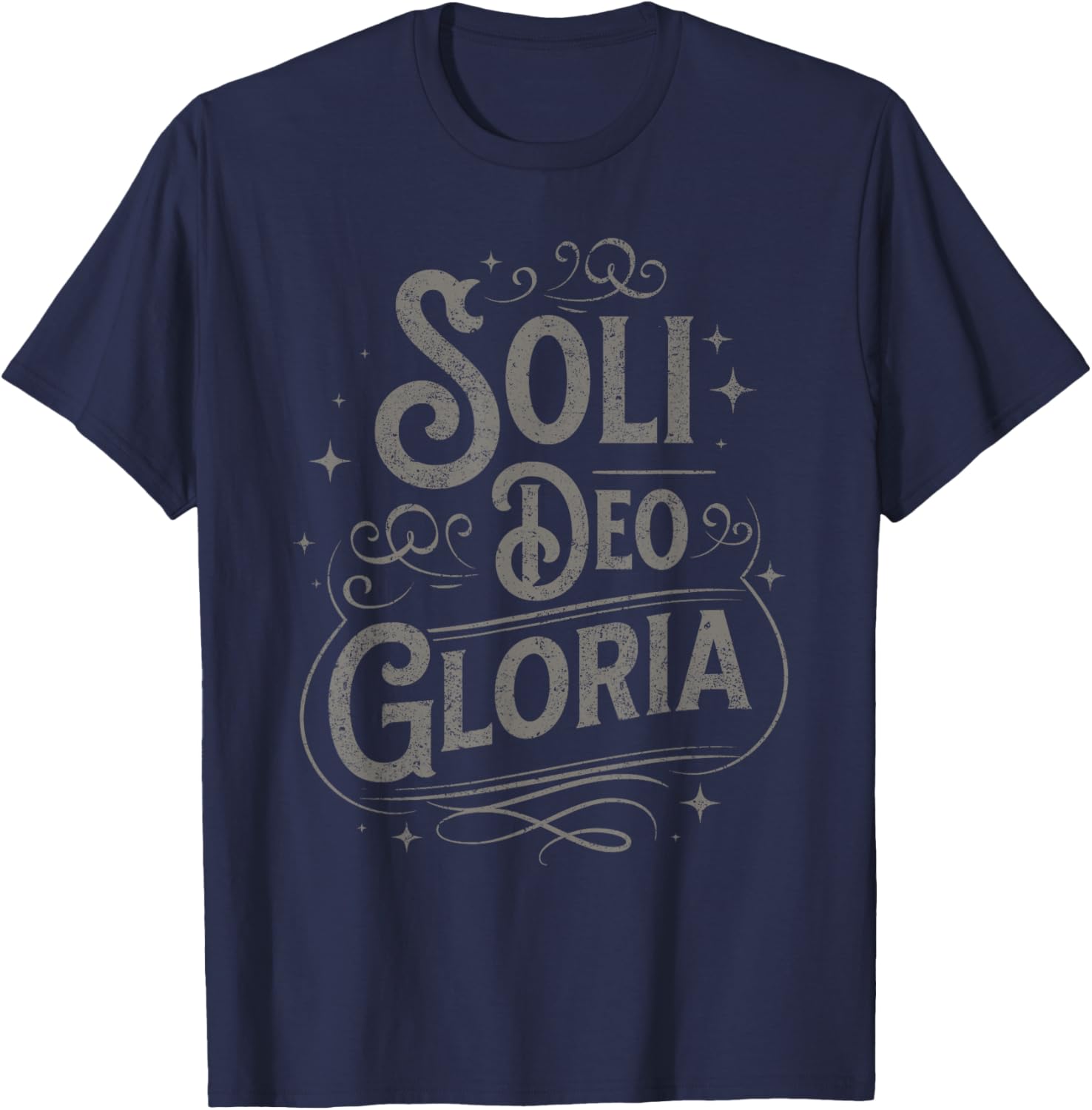 Soli Deo Gloria Christian Men's T-Shirt - Faith Inspired Apparel - 1
