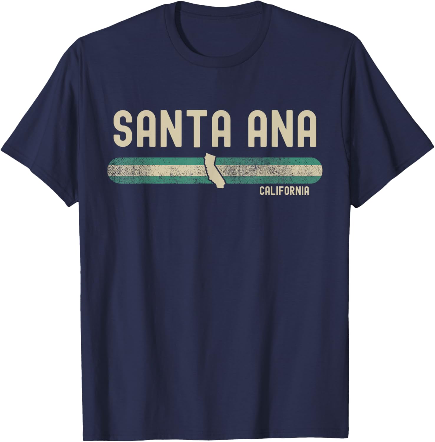 Santa Ana CA 80s Style T-Shirt for Fun Travel & Fashion Enthusiasts - 12