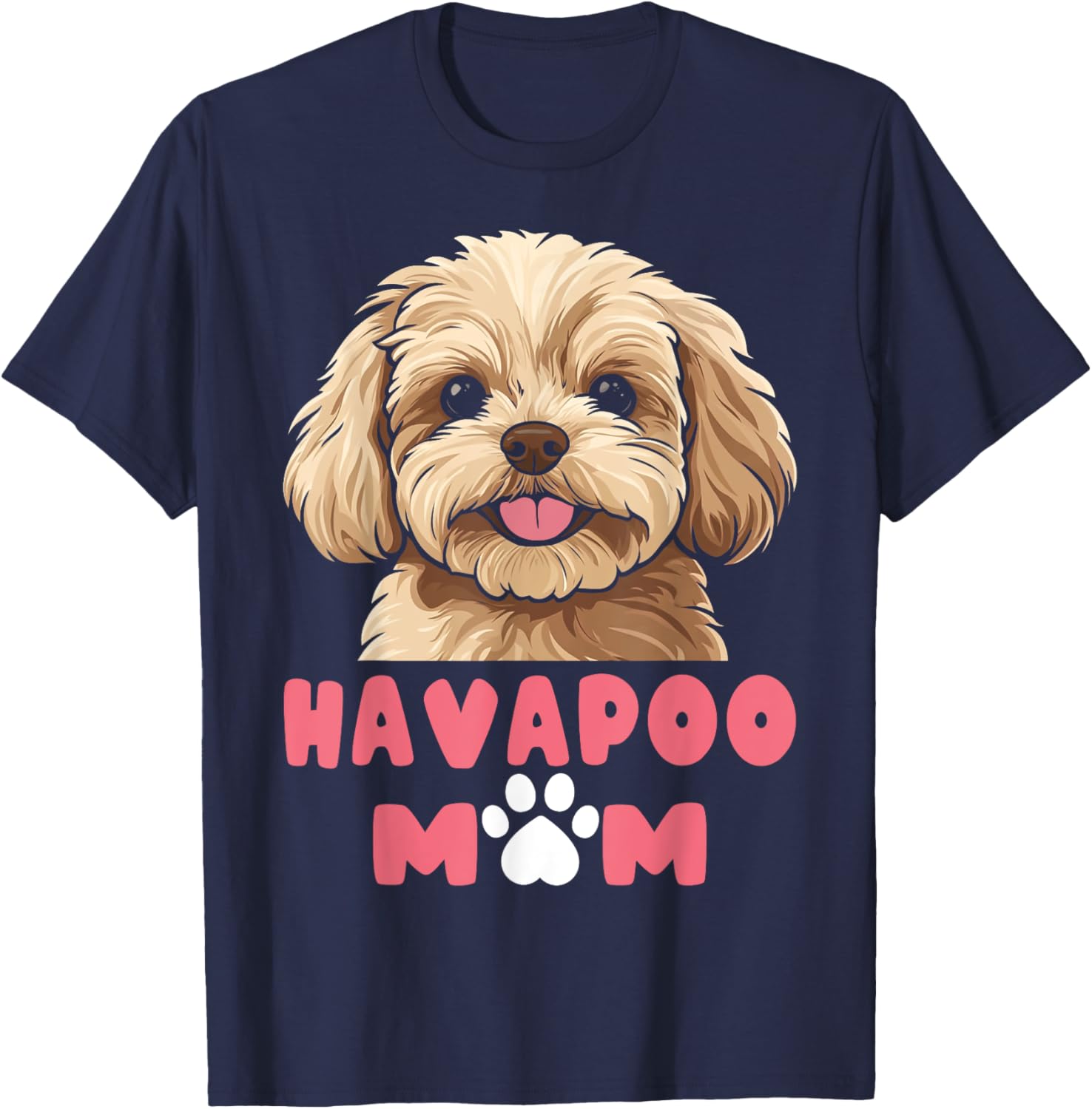 Havapoo Mom Dad T-Shirt for Dog Lovers - Cute Pet Lover Apparel for All - 3
