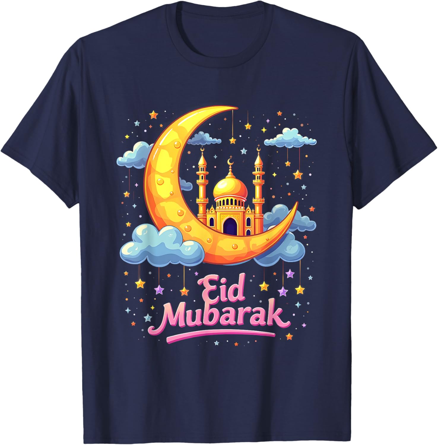 Mubarak Kareem Eid Al-Fitr T-Shirt for Happy Ramadan 2025 Celebrations - 1