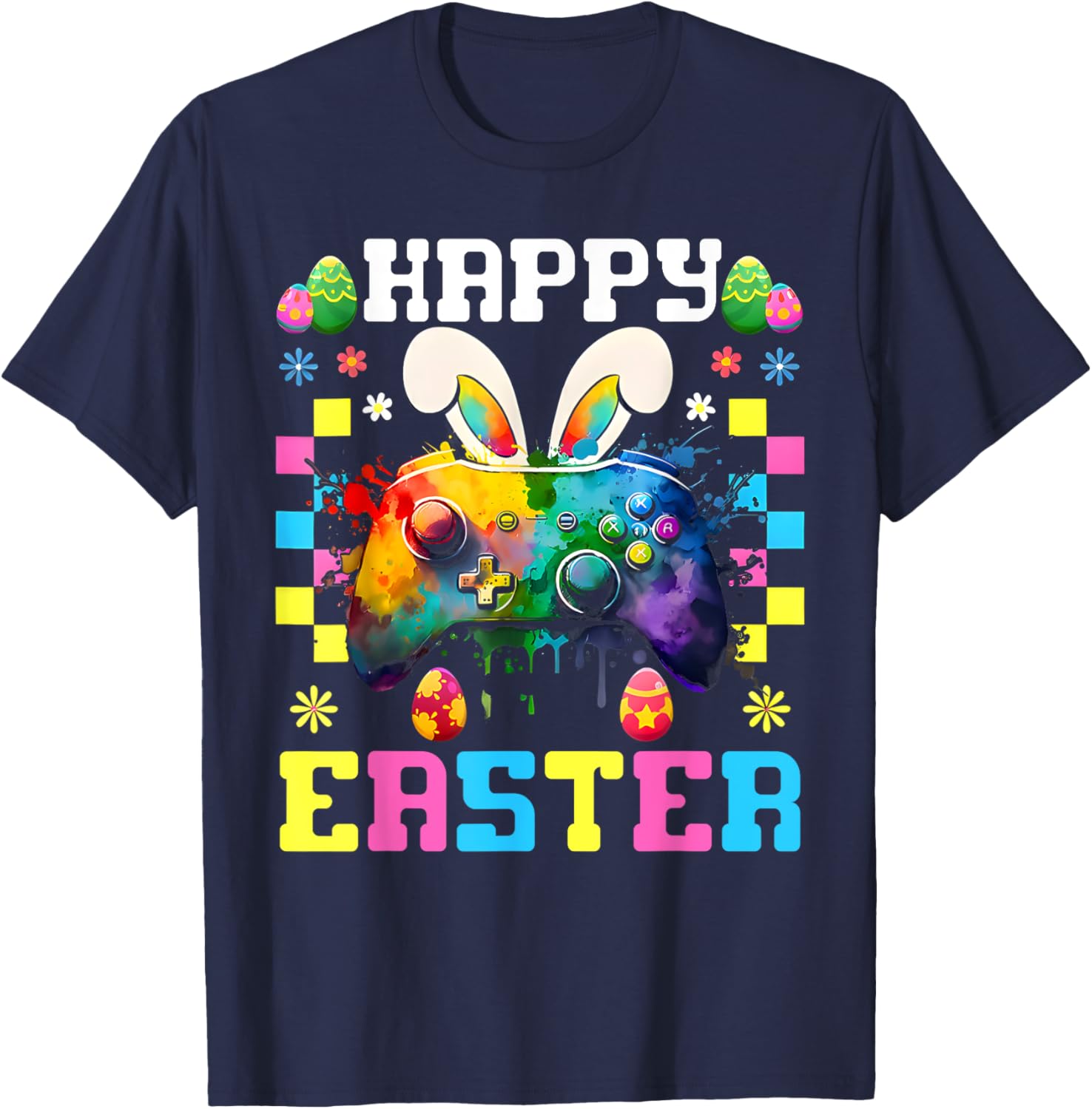 Easter Bunny Gamer T-Shirt for Boys and Girls Fun Video Game Apparel - 18