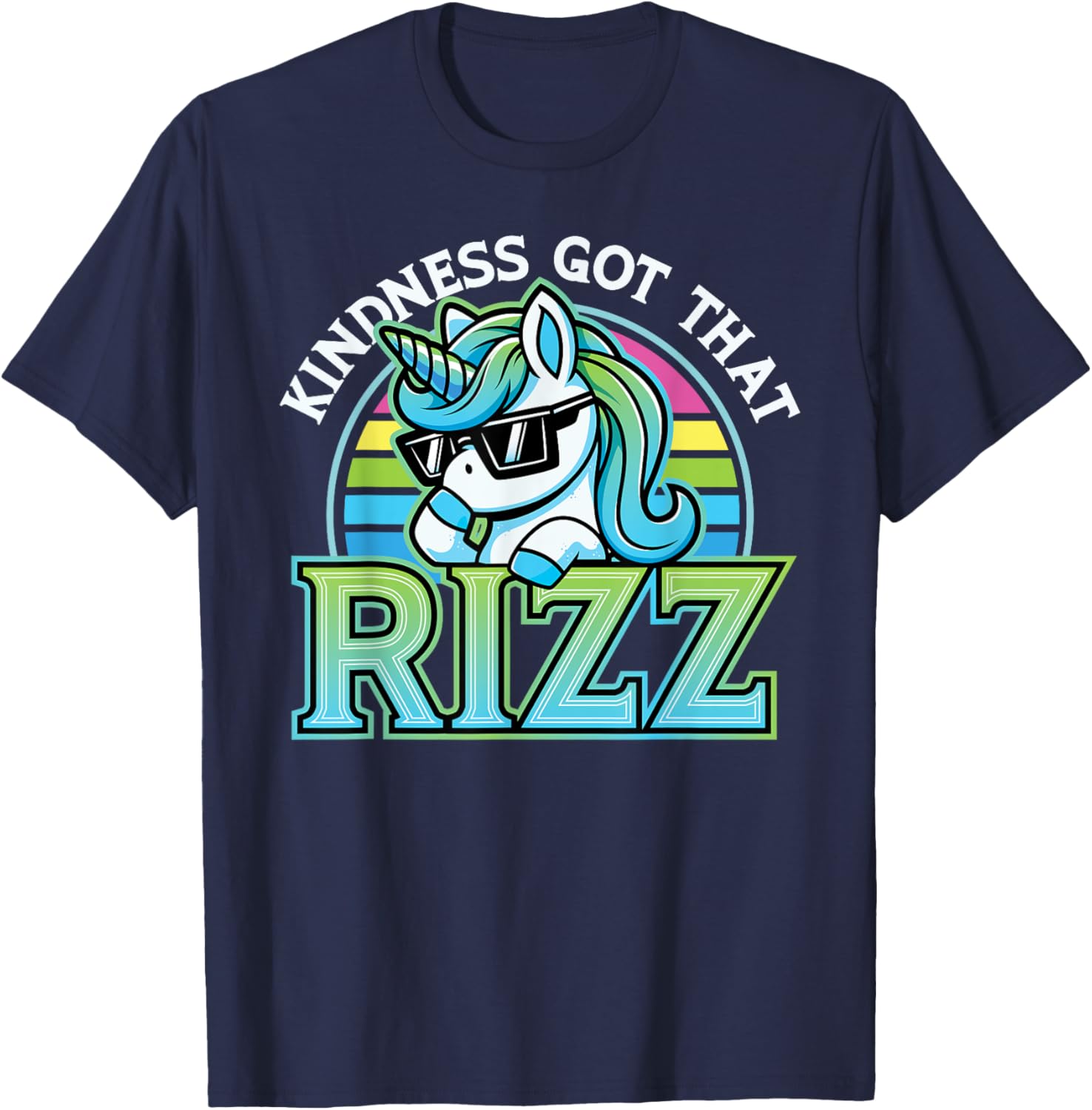 Kindness Anti Bullying Week Unicorn Got Rizz T-Shirt for Kids - 4