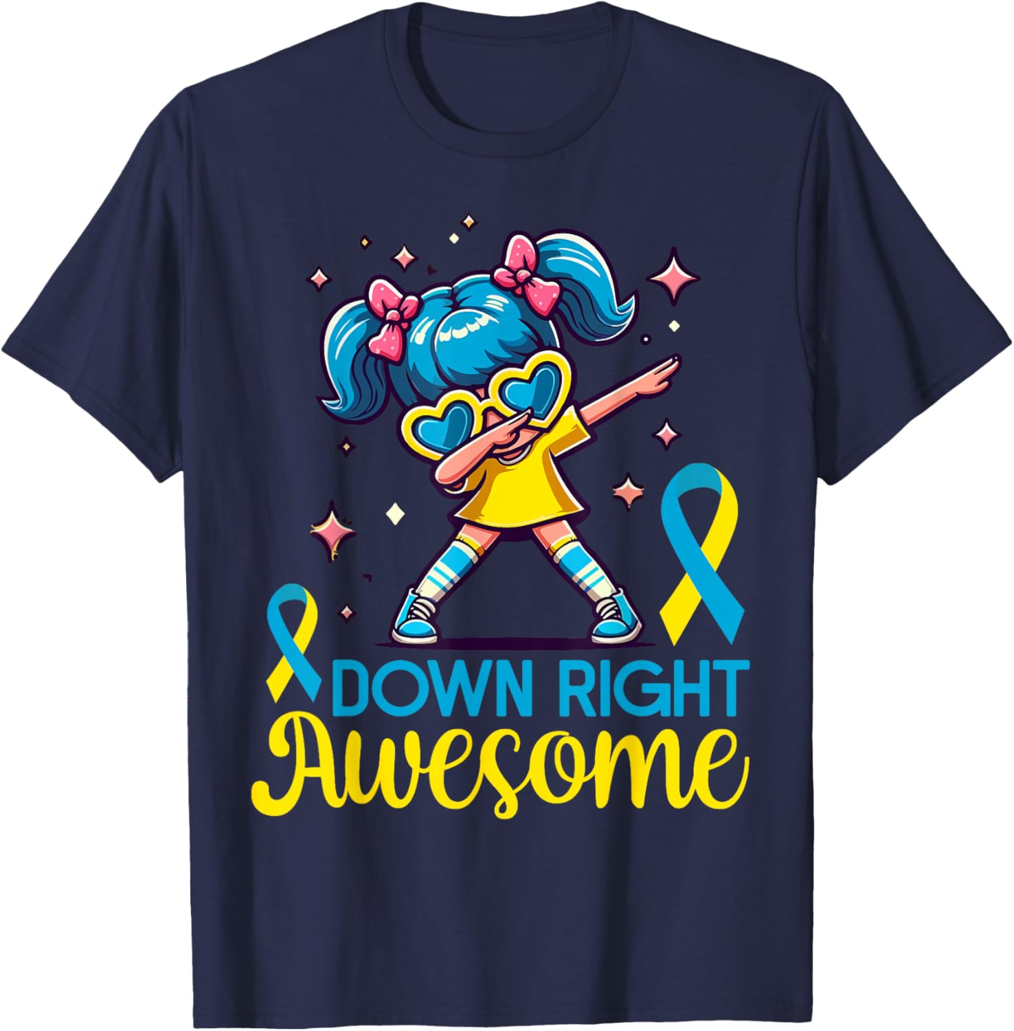Down Syndrome Awareness Day Awesome Girls Women's T-Shirt for Support - 18
