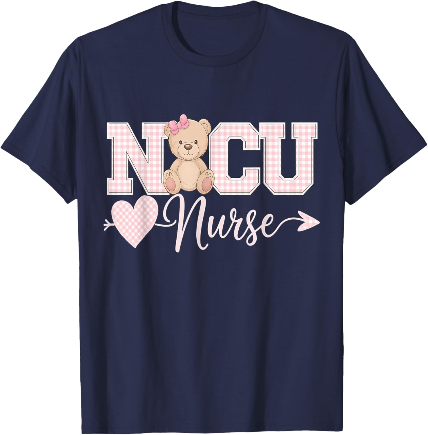 Coquette Bow NICU Nurse T-Shirt for Caring Neonatal ICU RNs - 2