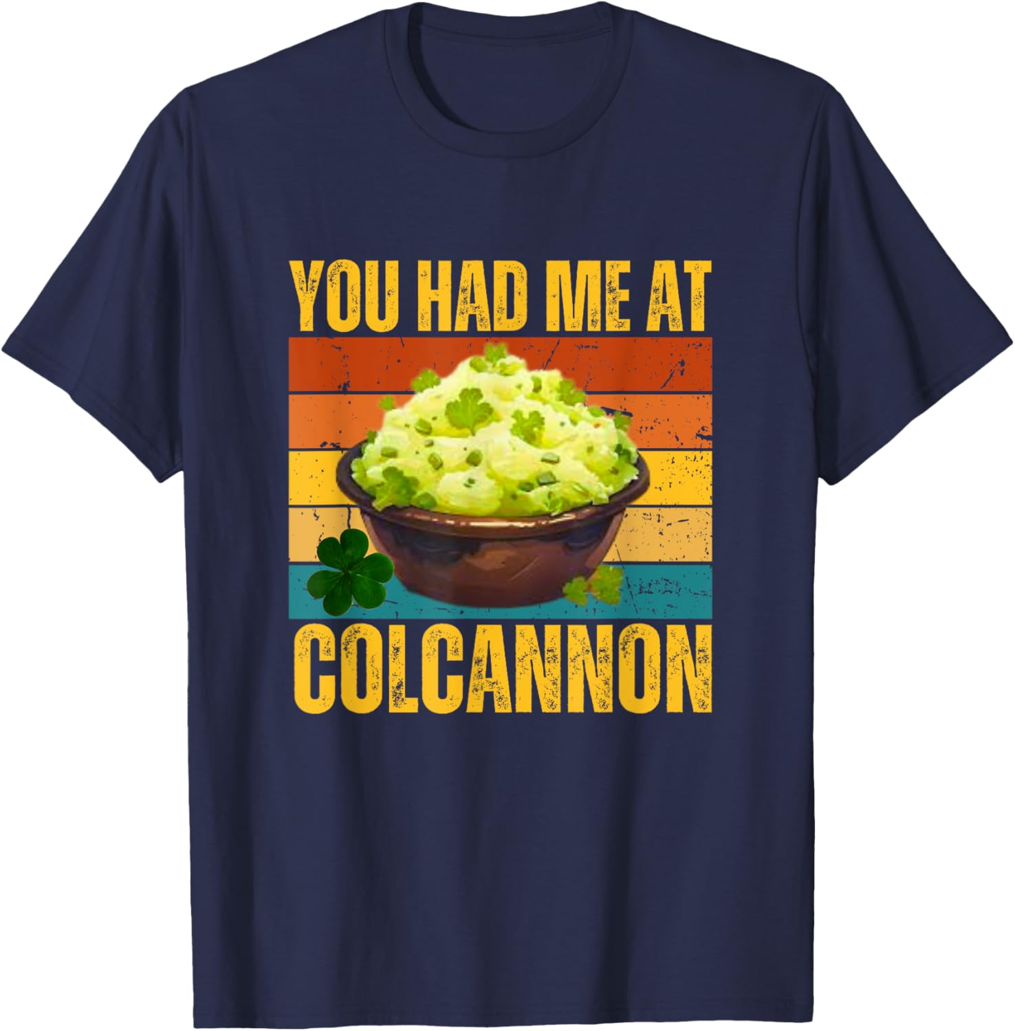 Funny Retro Colcannon T-Shirt for Irish Food Lovers - Unique Gift Idea - 7