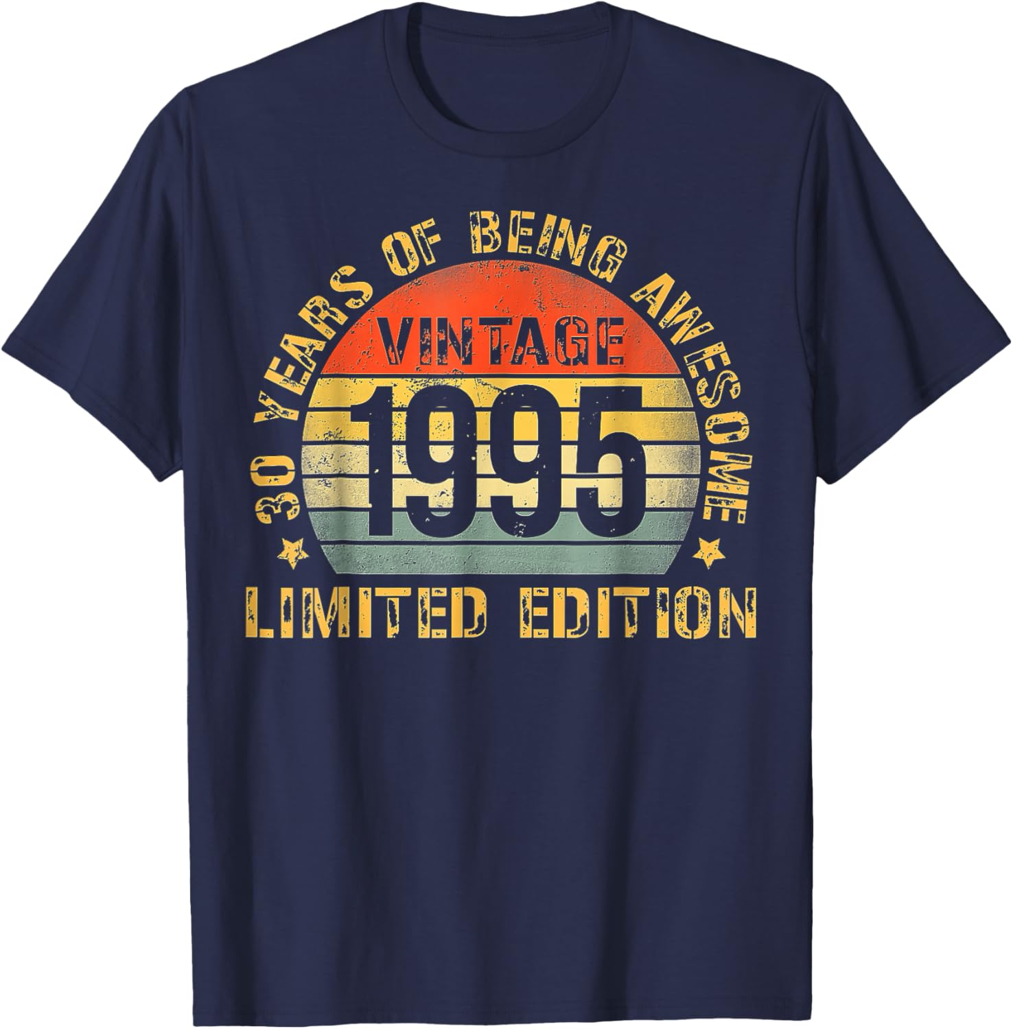30th Birthday T-Shirt for Men Born in 1995 - Perfect Celebration Gift - 11