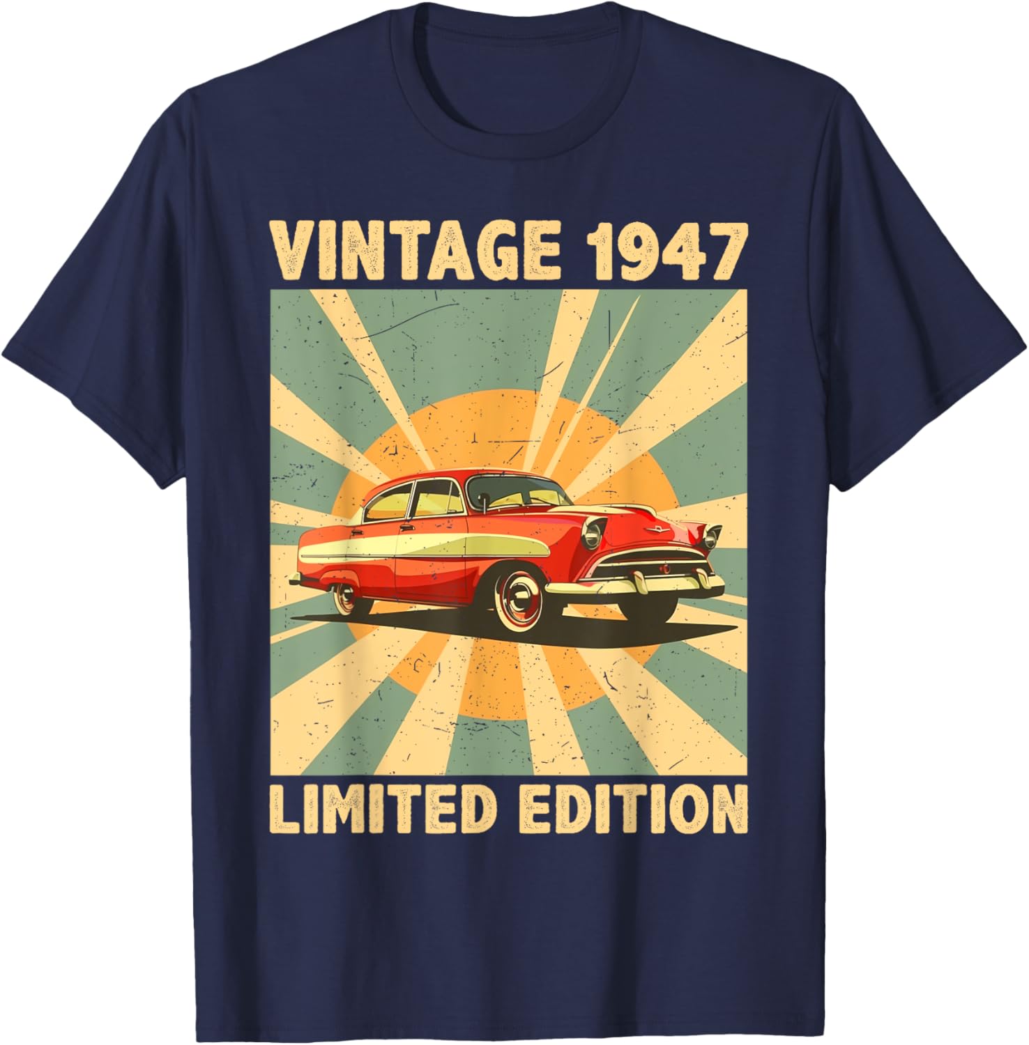 Funny 78th Birthday T-Shirt Retro 80's 1947 Vintage Style Gift Idea - 2