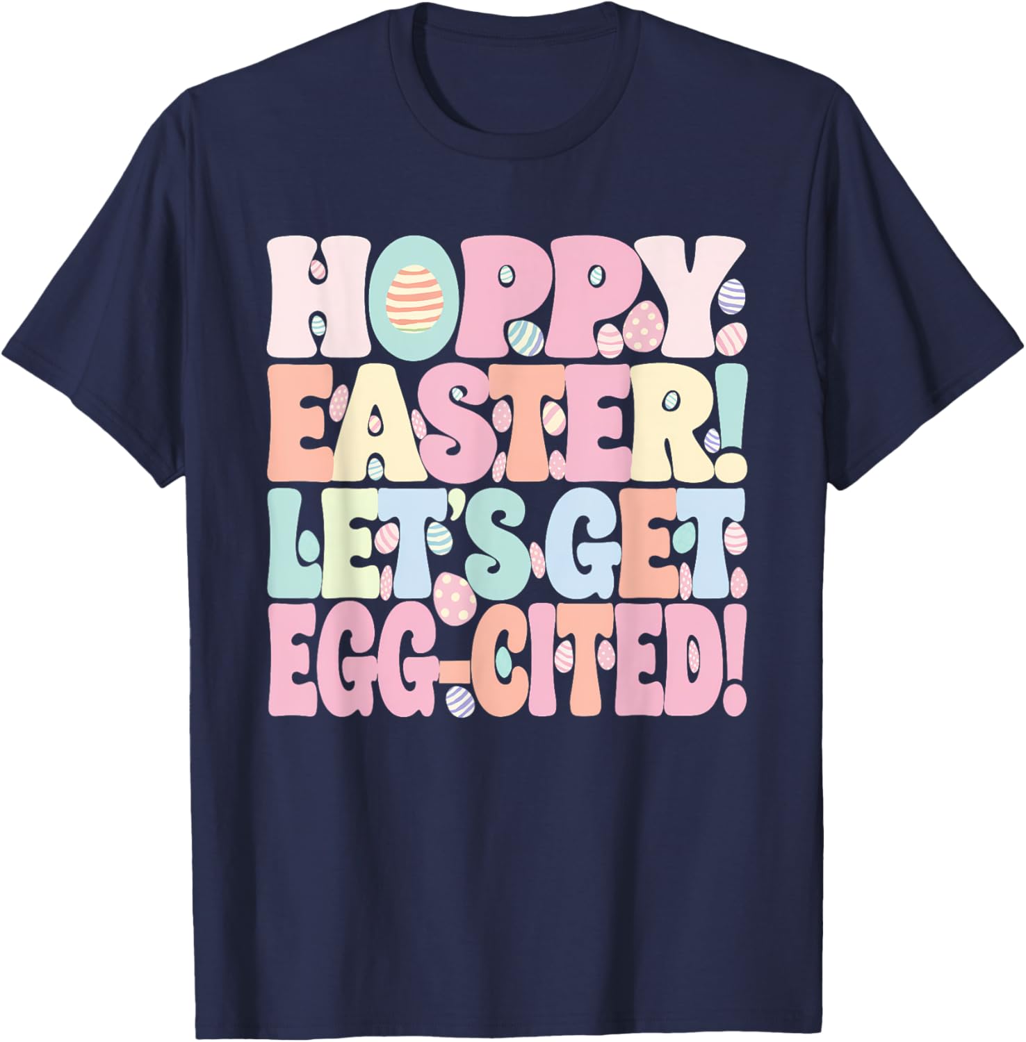 Funny Hoppy Easter Egg-cited T-Shirt for Festive Celebrations - 9
