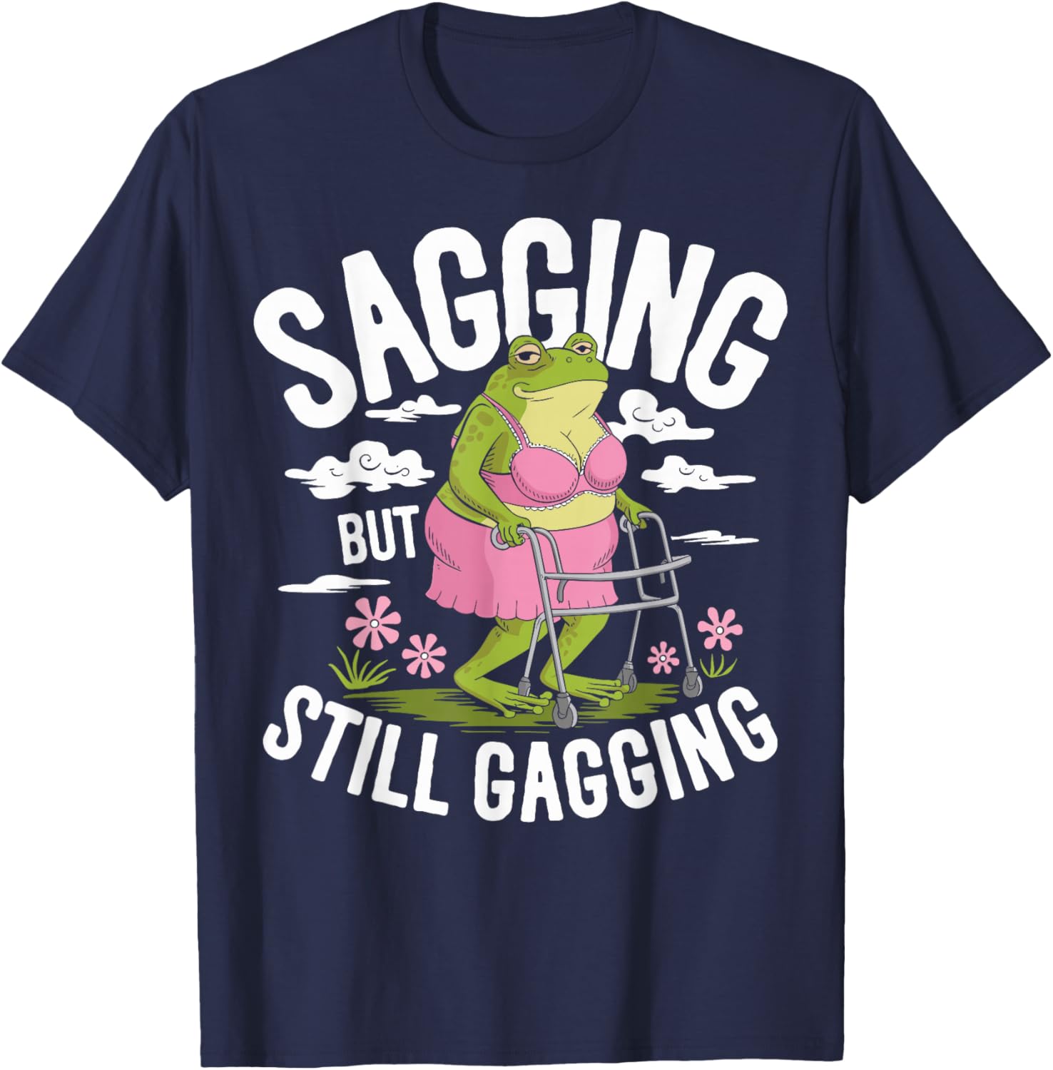 Funny Sagging Frog Meme T-Shirt for Sarcastic Humor Lovers - 6