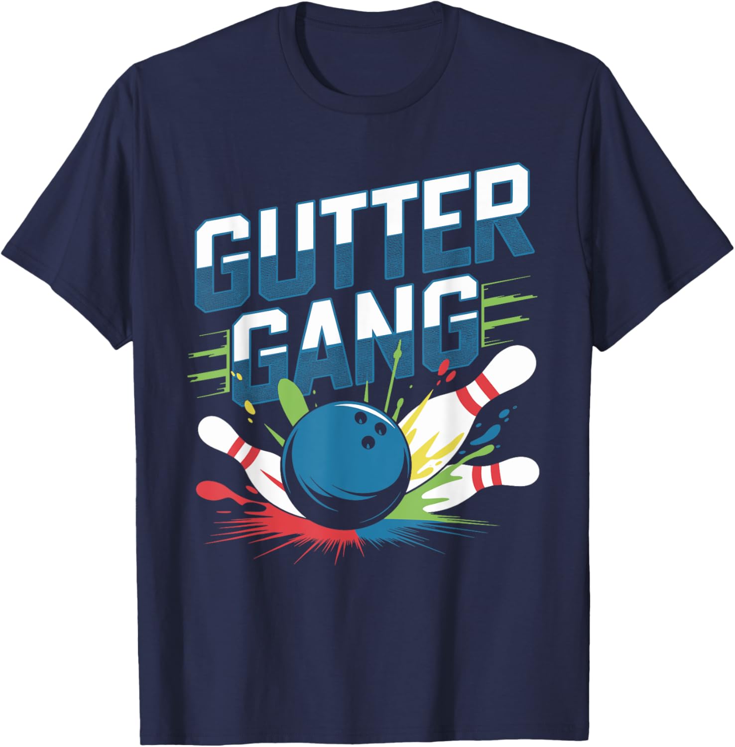 Funny Gutter Gang Bowling Shirt for League Players and Fans - 10