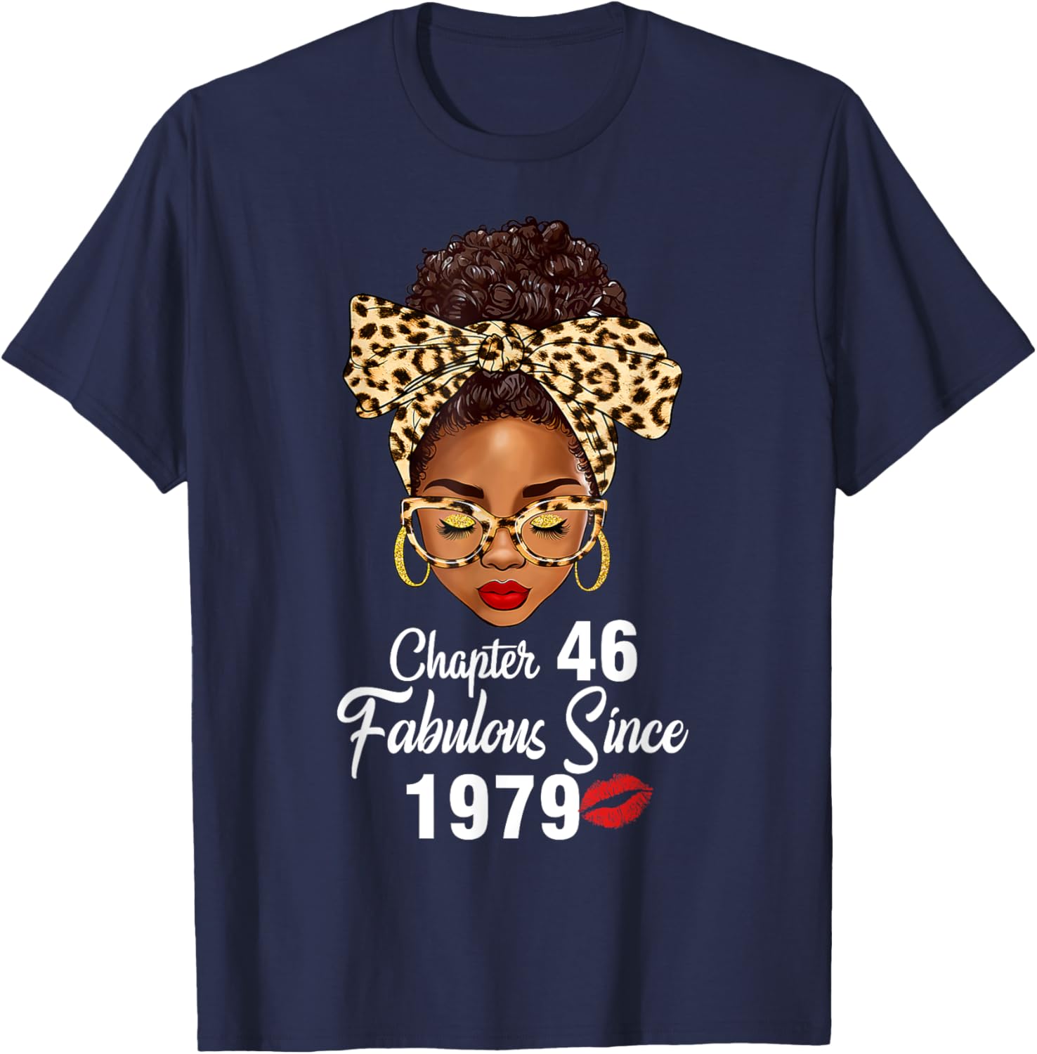 Fabulous Since 1979 46th Birthday Leopard T-Shirt for Women - 2