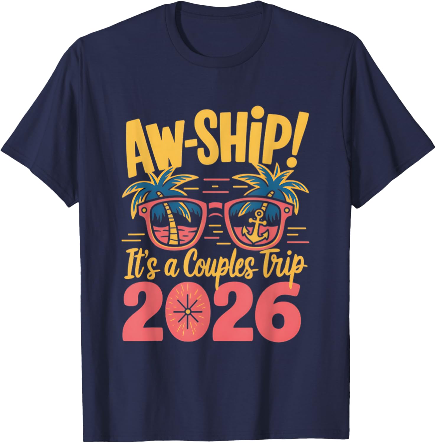 Couples Trip Cruise T-Shirt 2026 Fun Vacation Apparel for Couples - 13