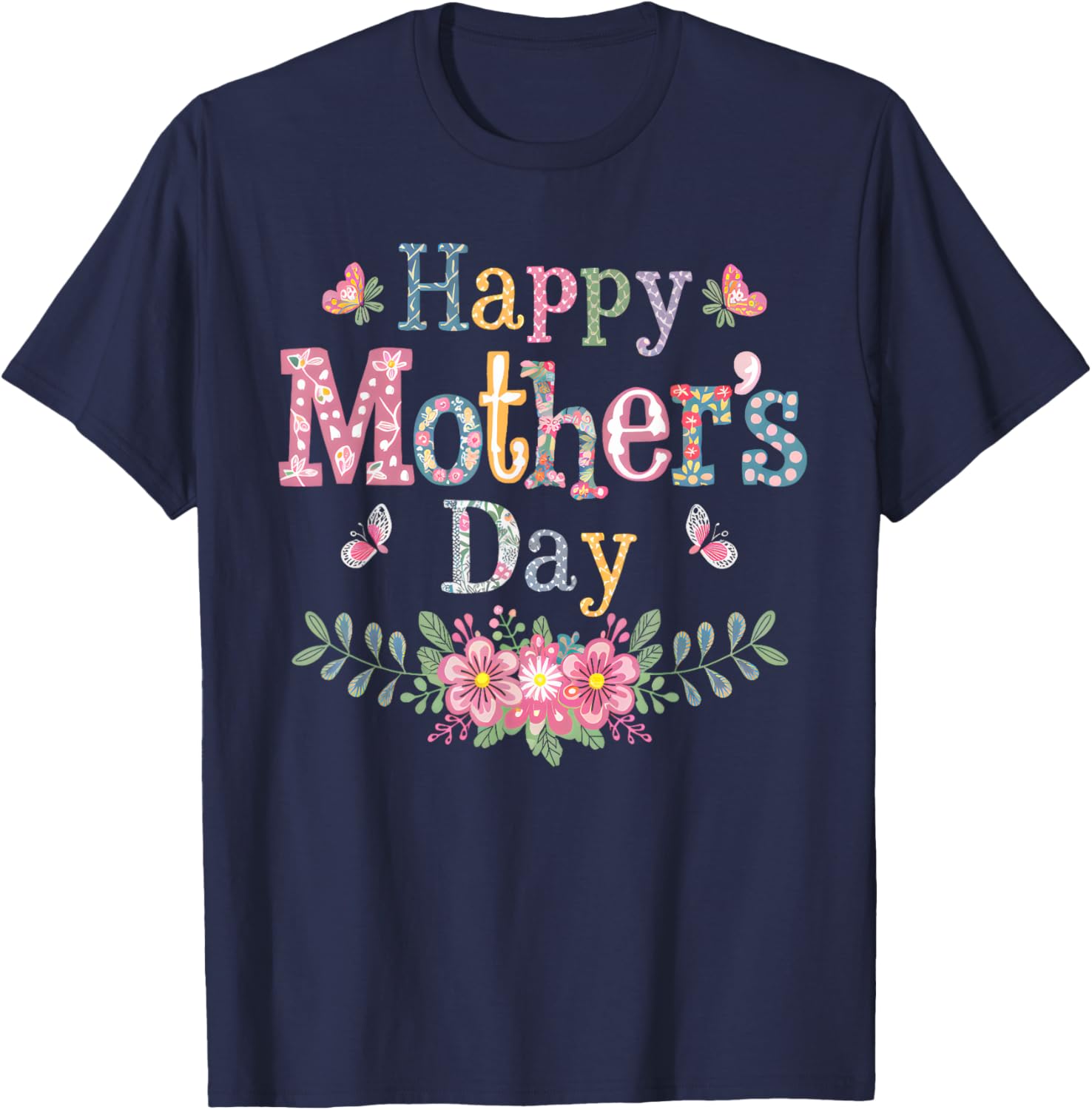 Cute Wildflowers T-Shirt for Mom and Grandma Happy Mother's Day 2025 - 14