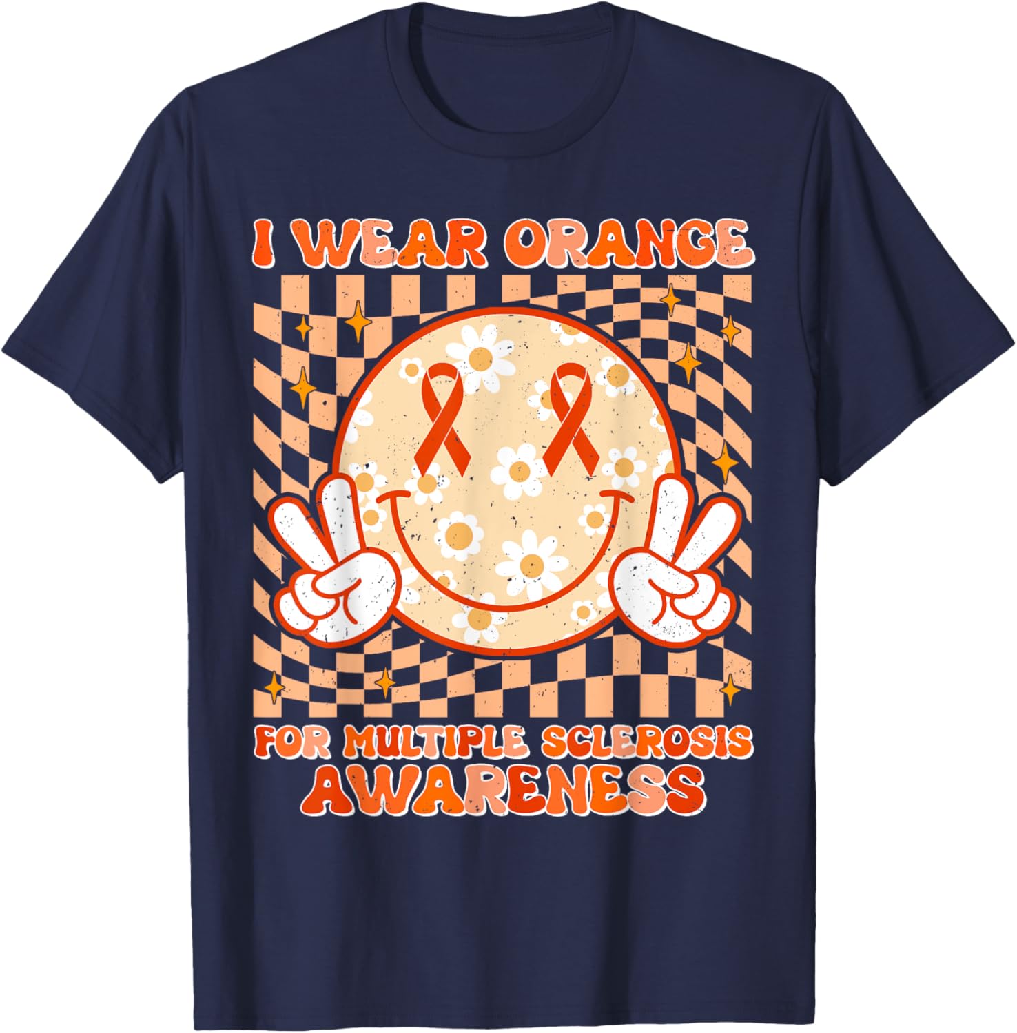 Motivation Support Multiple Sclerosis Awareness T-Shirt for MS Fighters - 22
