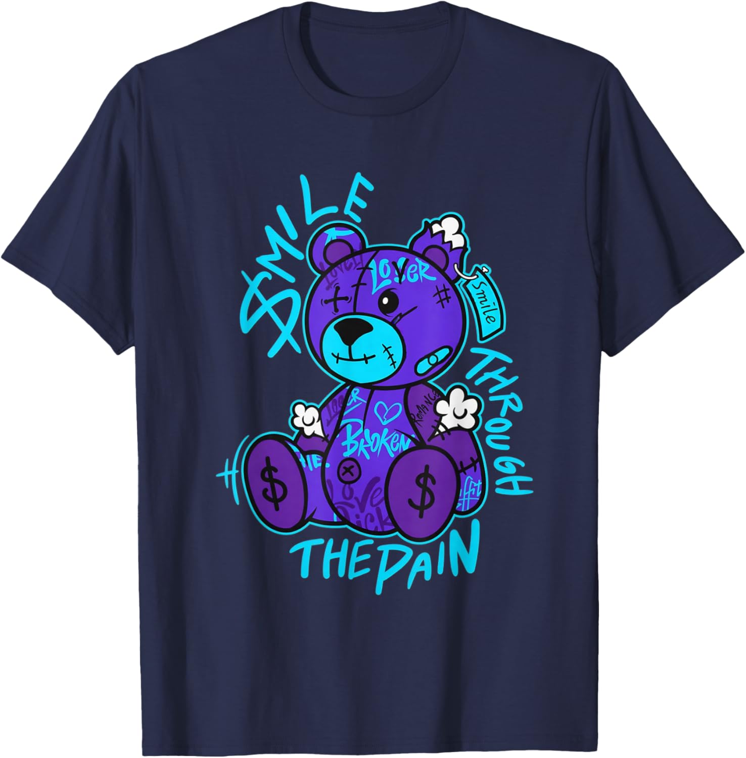 Smile Through the Pain Motivational T-Shirt for Comfort and Style - 1